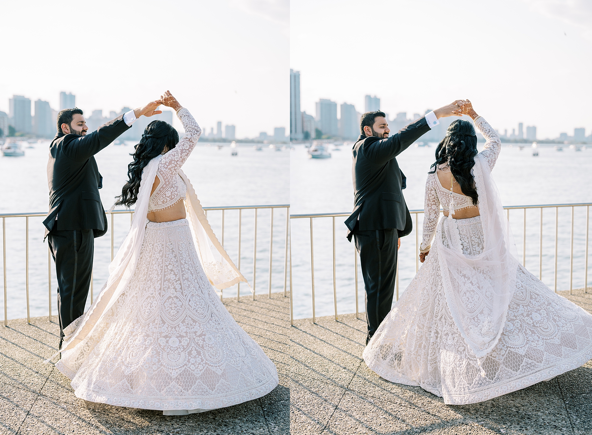 Modern Glam Wedding at Galleria Marchetti with Chicago wedding and portrait photographer Kim Ritchie Photography.