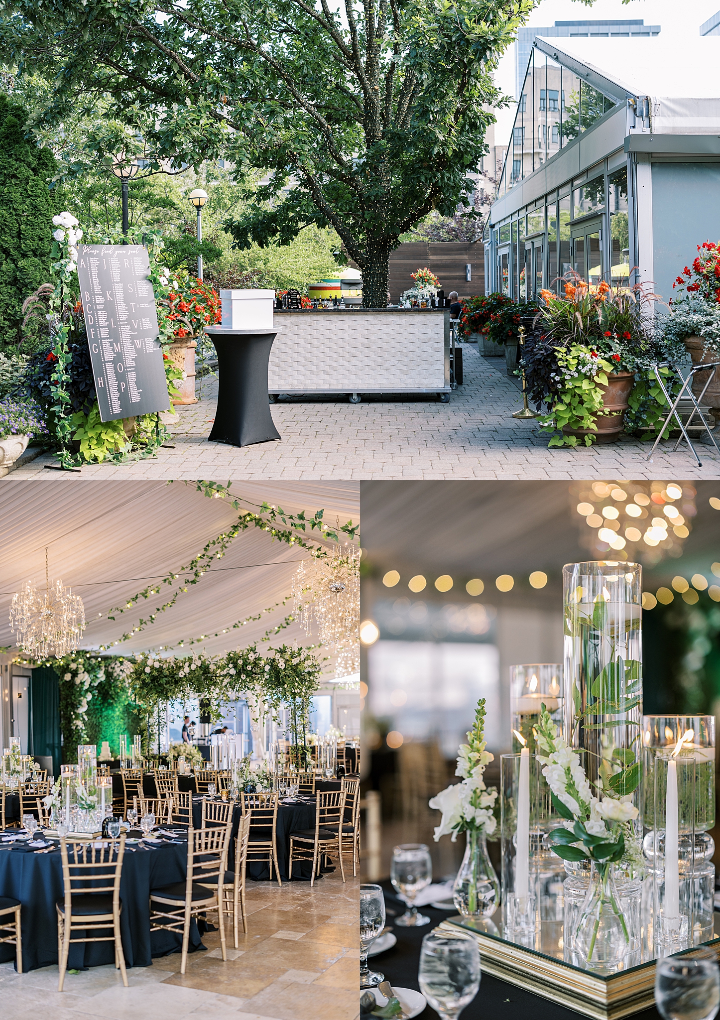 Modern Glam Wedding at Galleria Marchetti with Chicago wedding and portrait photographer Kim Ritchie Photography.