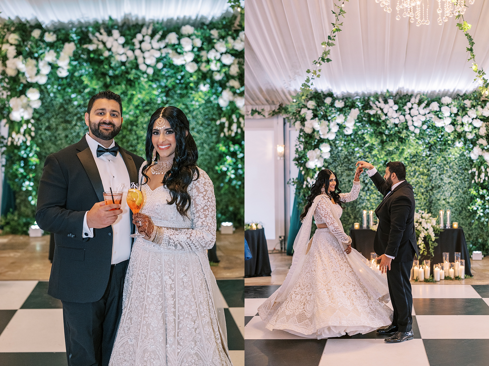 Modern Glam Wedding at Galleria Marchetti with Chicago wedding and portrait photographer Kim Ritchie Photography.