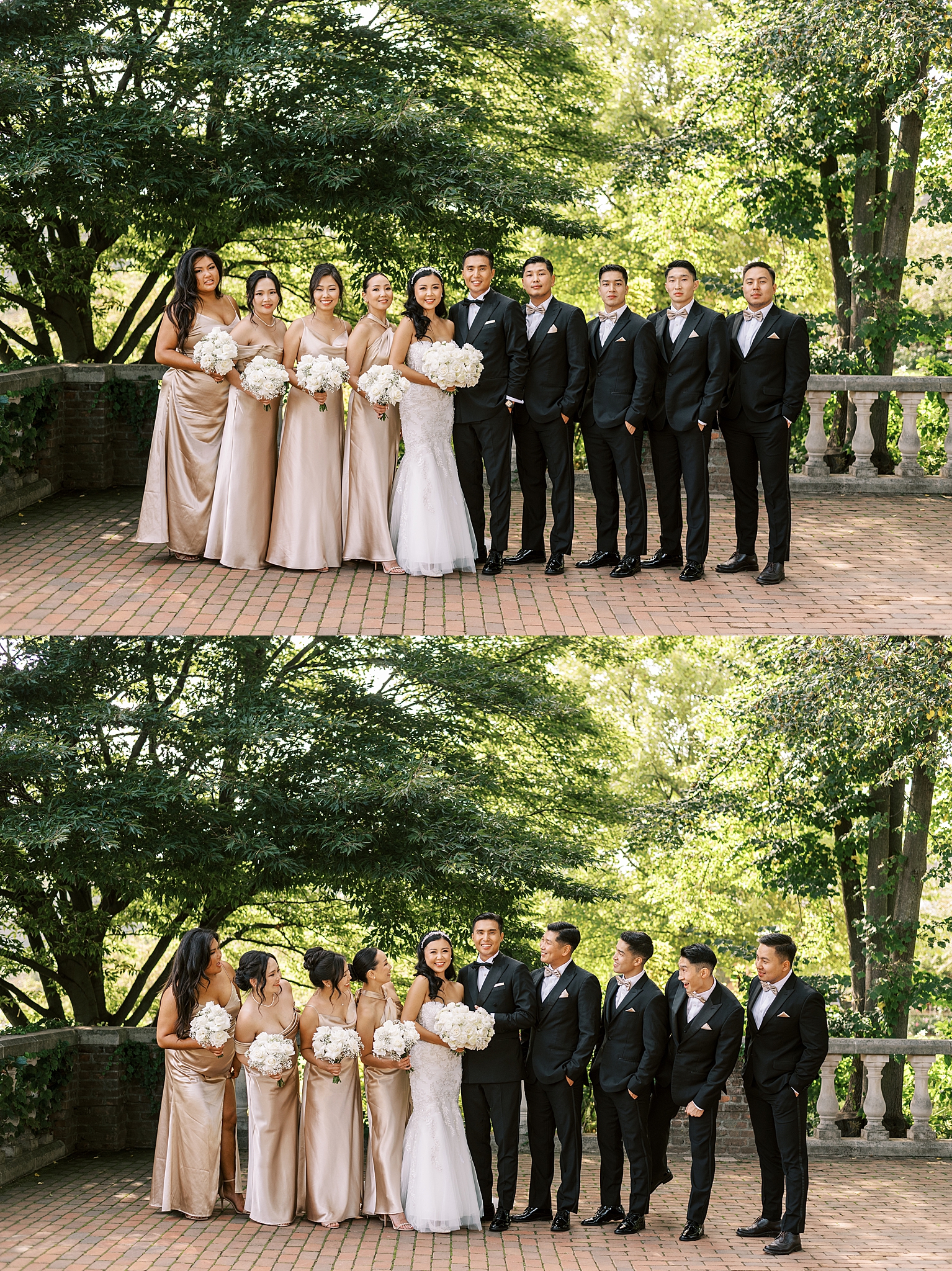 Summer Chicago Botanic Garden wedding day with Chicago wedding and portrait photographer Kim Ritchie Photography.