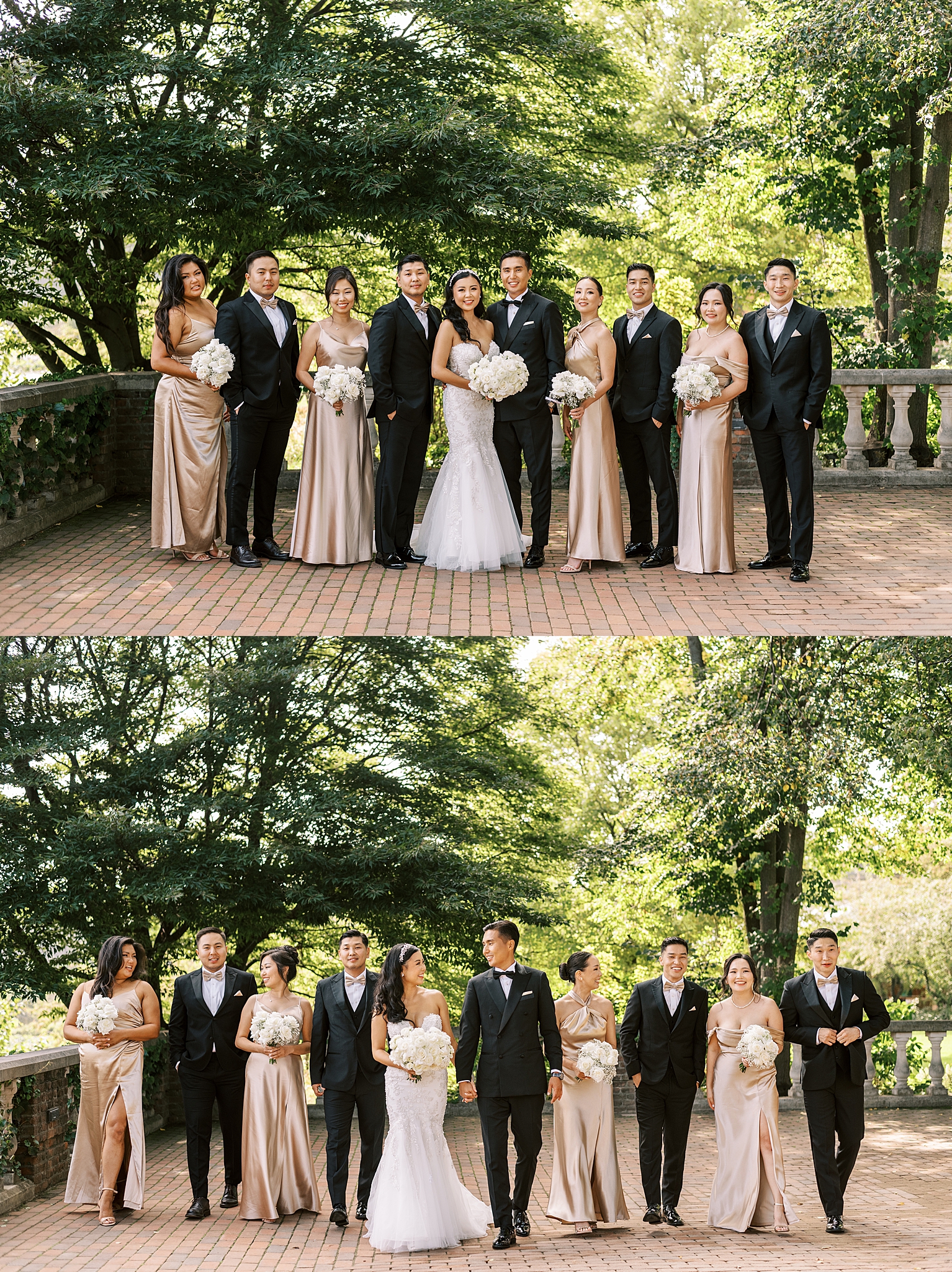 Summer Chicago Botanic Garden wedding day with Chicago wedding and portrait photographer Kim Ritchie Photography.