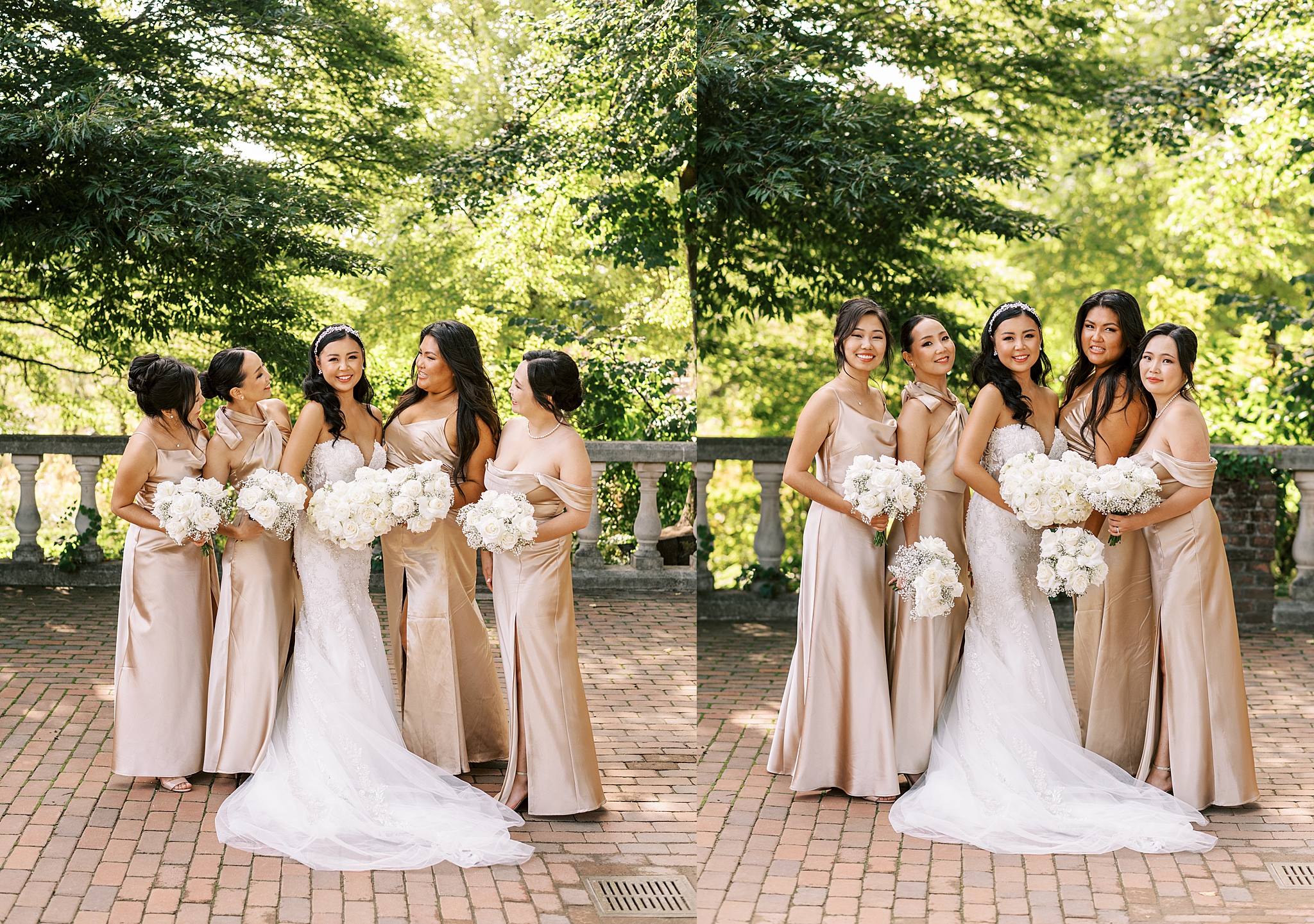 Summer Chicago Botanic Garden wedding day with Chicago wedding and portrait photographer Kim Ritchie Photography.