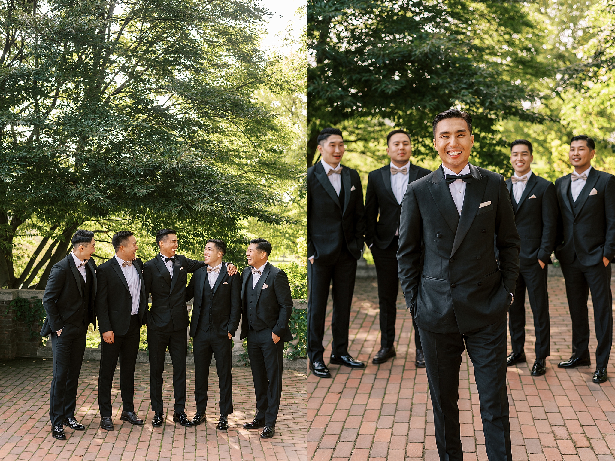 Summer Chicago Botanic Garden wedding day with Chicago wedding and portrait photographer Kim Ritchie Photography.