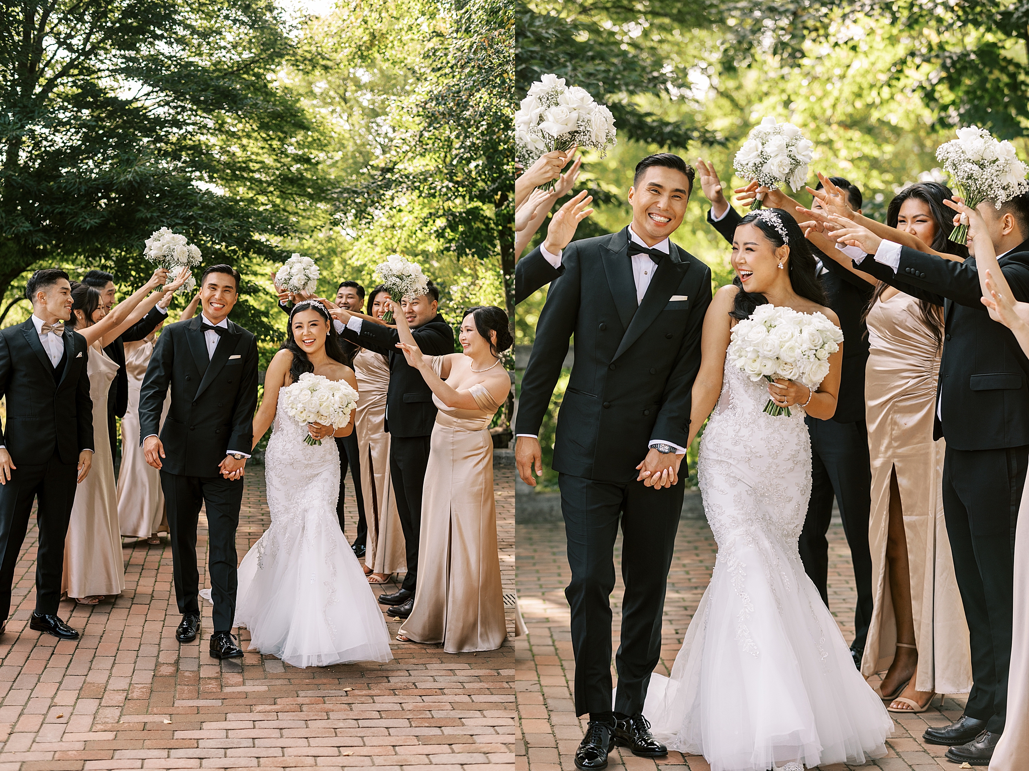 Summer Chicago Botanic Garden wedding day with Chicago wedding and portrait photographer Kim Ritchie Photography.