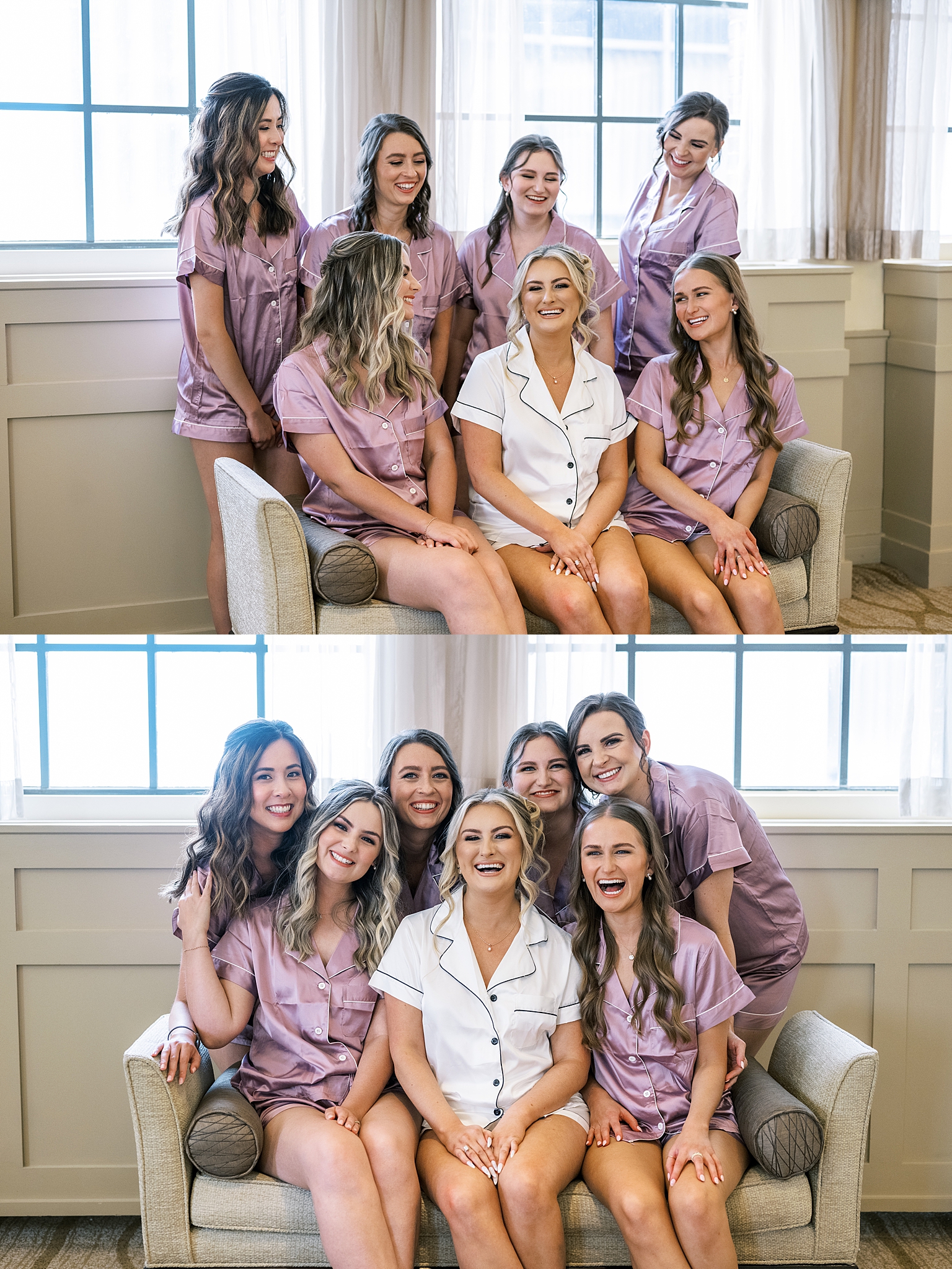 Summer Warwick Allerton Chicago wedding day with Chicago wedding and portrait photographer Kim Ritchie Photography.