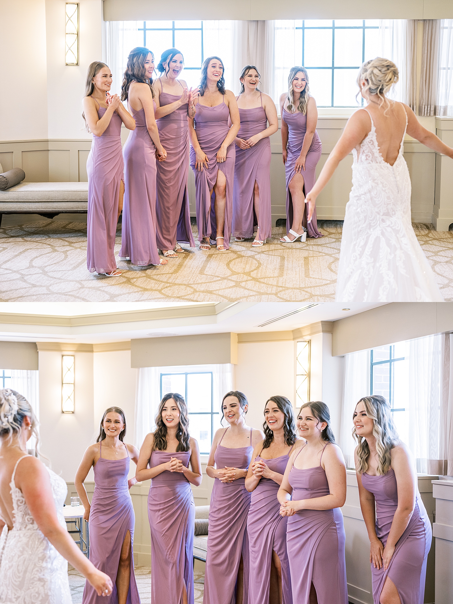 Summer Warwick Allerton Chicago wedding day with Chicago wedding and portrait photographer Kim Ritchie Photography.