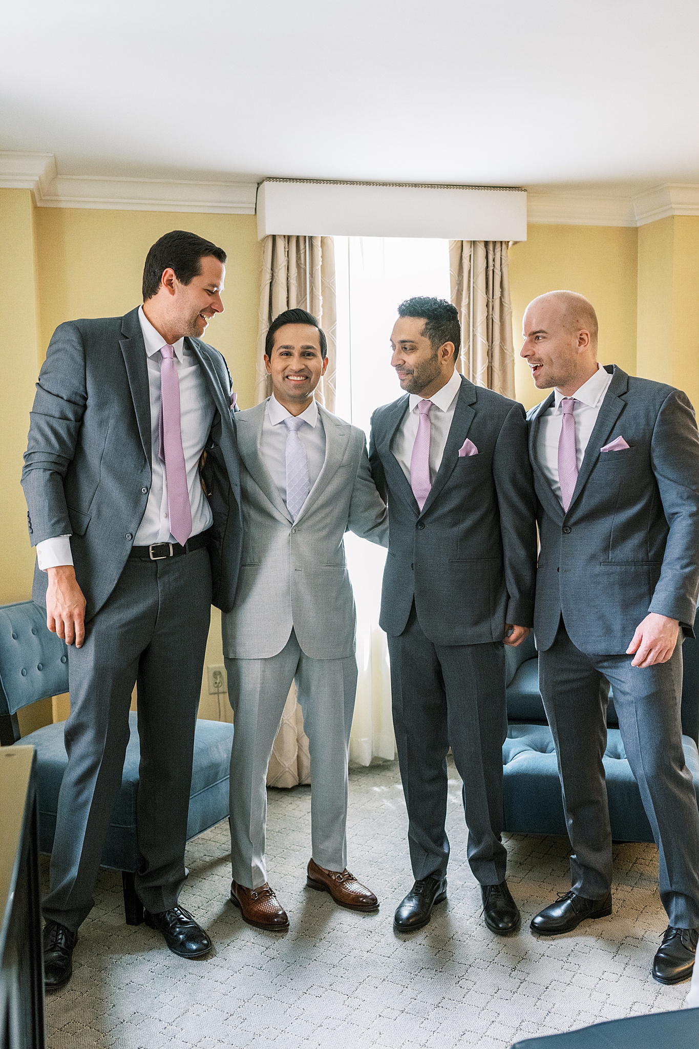Summer Warwick Allerton Chicago wedding day with Chicago wedding and portrait photographer Kim Ritchie Photography.