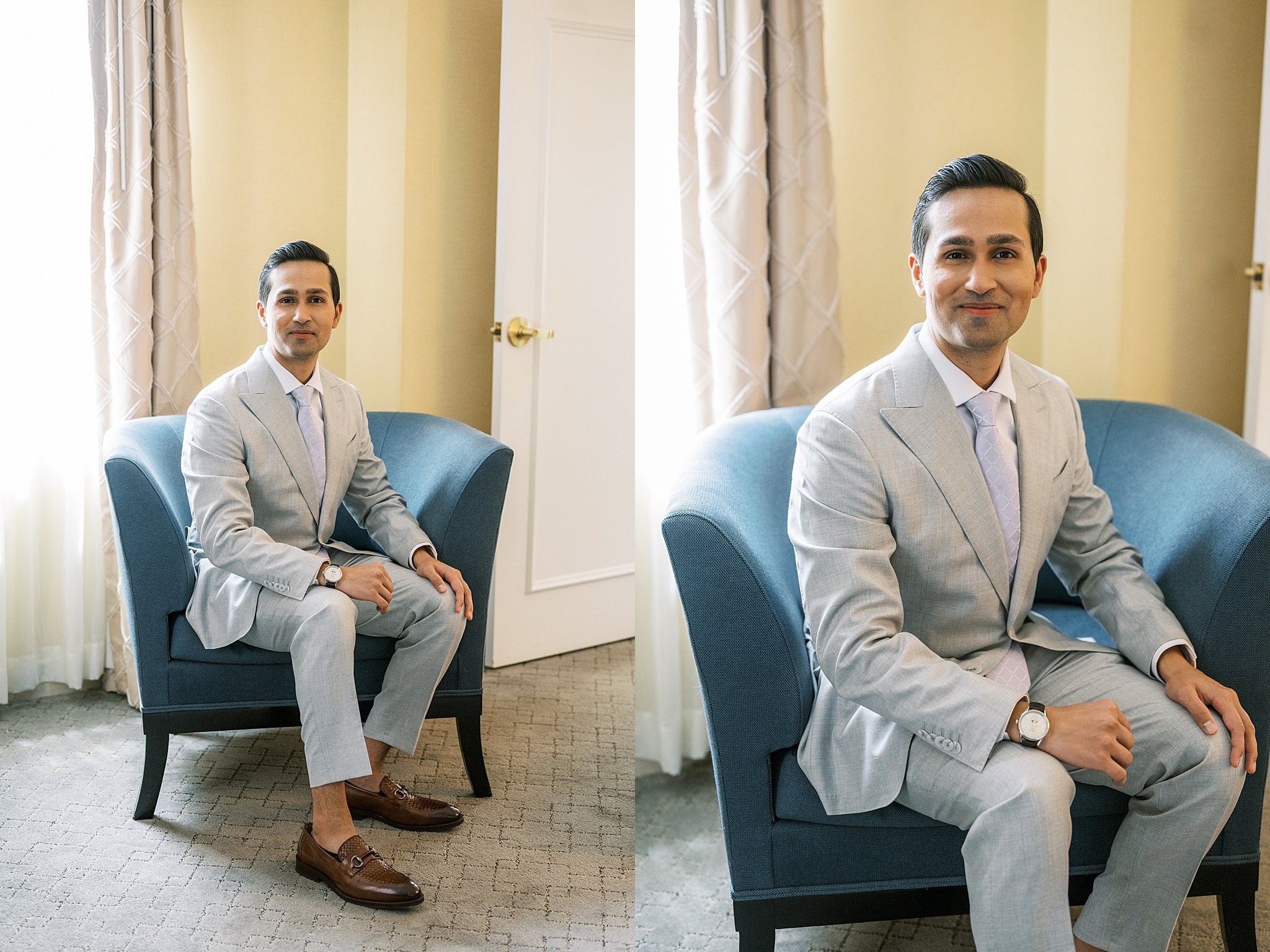 Summer Warwick Allerton Chicago wedding day with Chicago wedding and portrait photographer Kim Ritchie Photography.