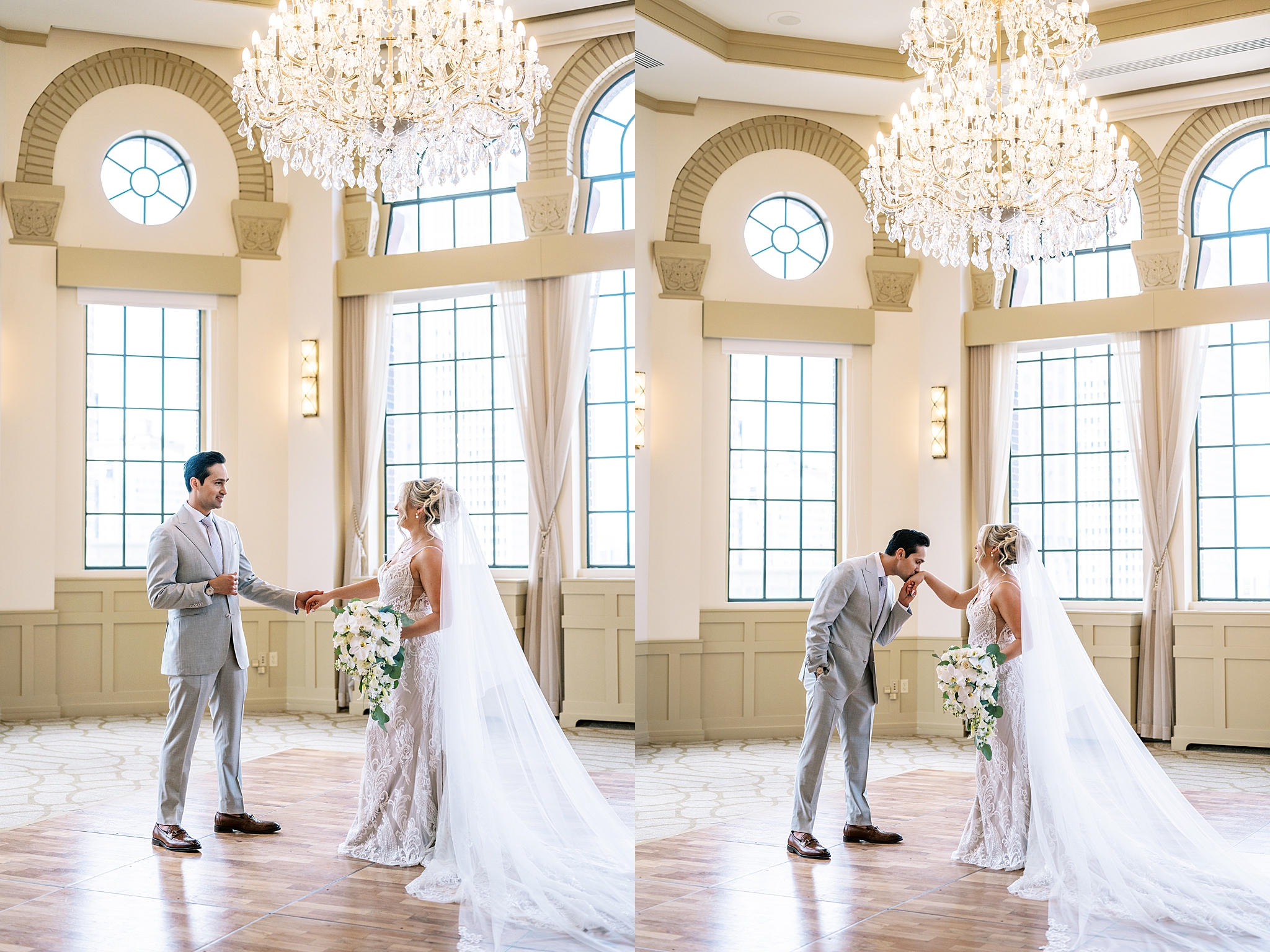 Summer Warwick Allerton Chicago wedding day with Chicago wedding and portrait photographer Kim Ritchie Photography.