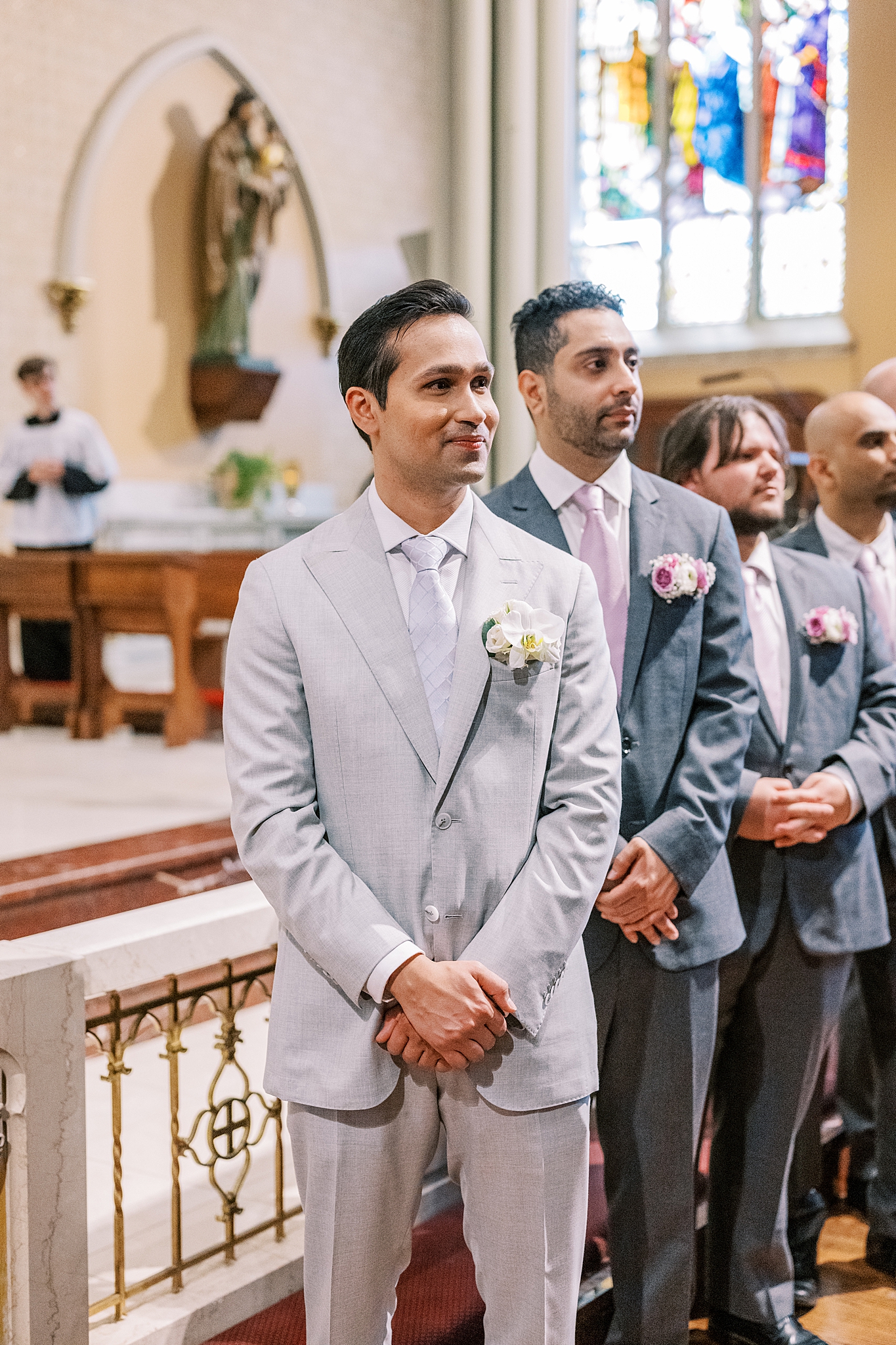 Summer Warwick Allerton Chicago wedding day with Chicago wedding and portrait photographer Kim Ritchie Photography.