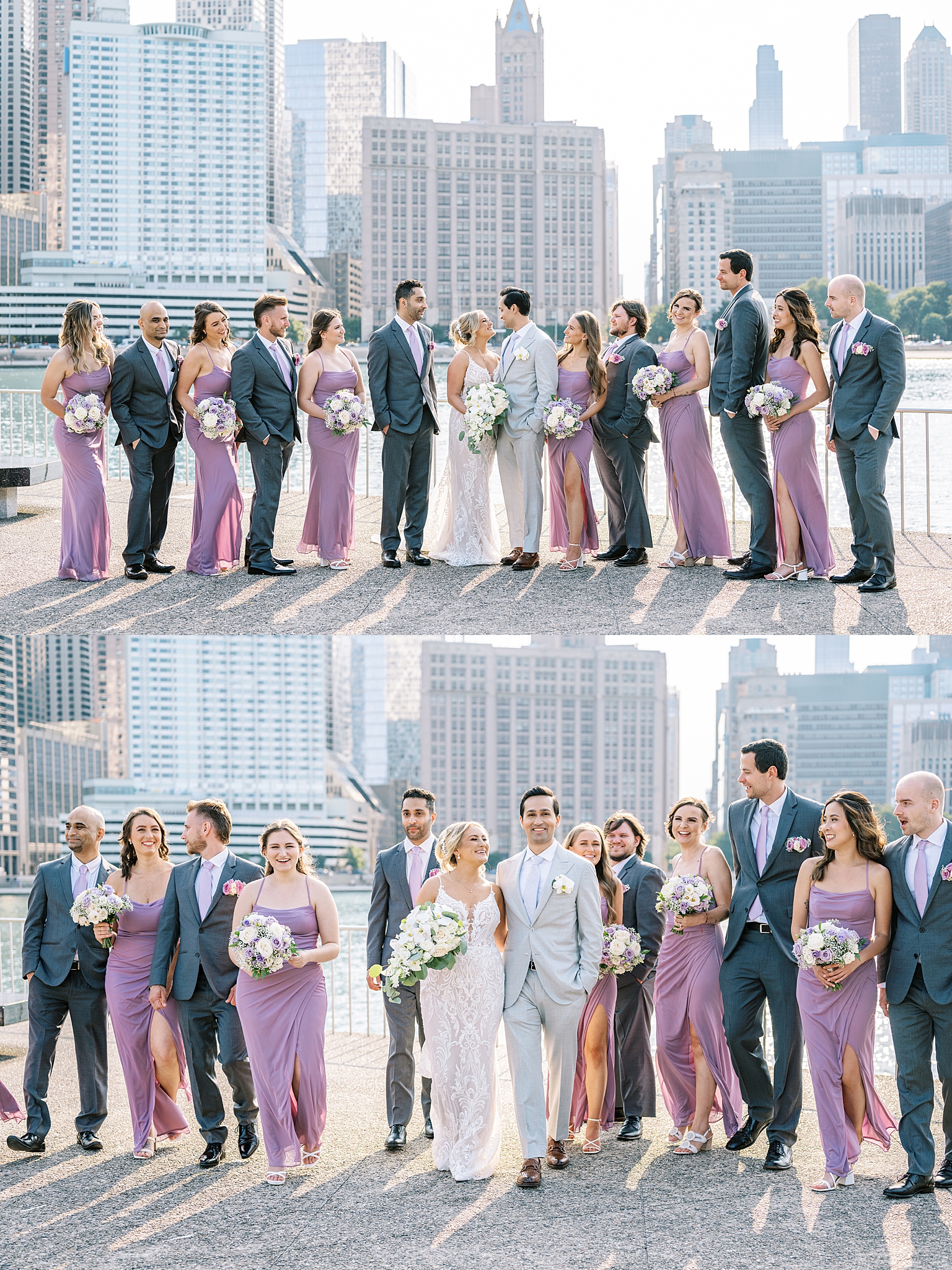 Summer Warwick Allerton Chicago wedding day with Chicago wedding and portrait photographer Kim Ritchie Photography.