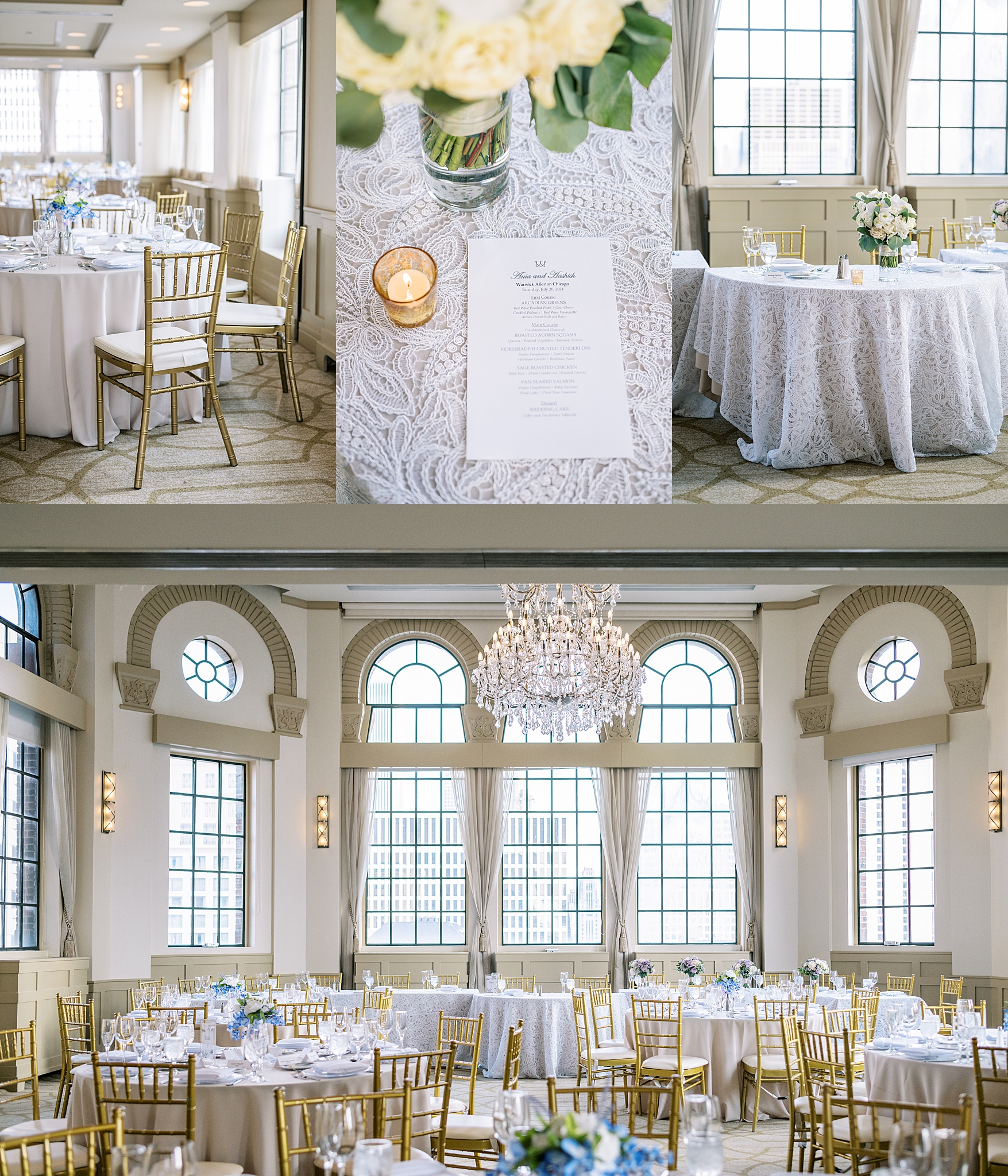 Summer Warwick Allerton Chicago wedding day with Chicago wedding and portrait photographer Kim Ritchie Photography.