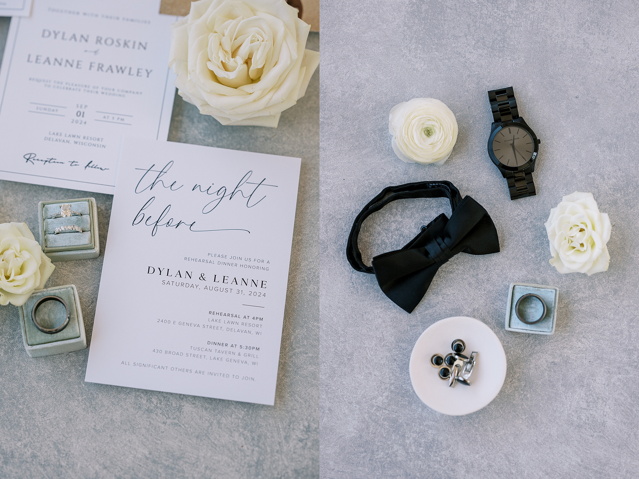 Lake Geneva wedding at Lake Lawn Resort with Chicago wedding and portrait photographer Kim Ritchie Photography.