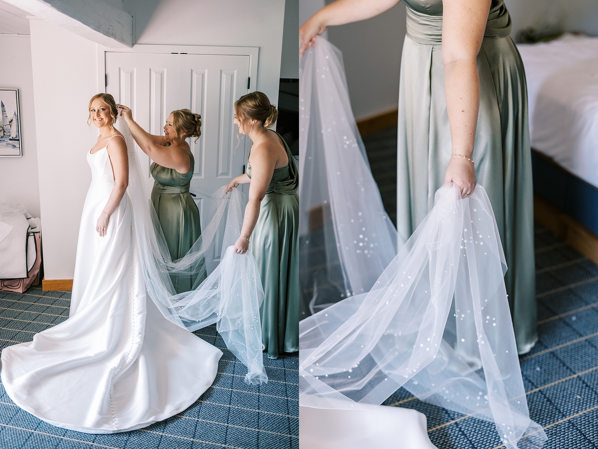 Lake Geneva wedding at Lake Lawn Resort with Chicago wedding and portrait photographer Kim Ritchie Photography.