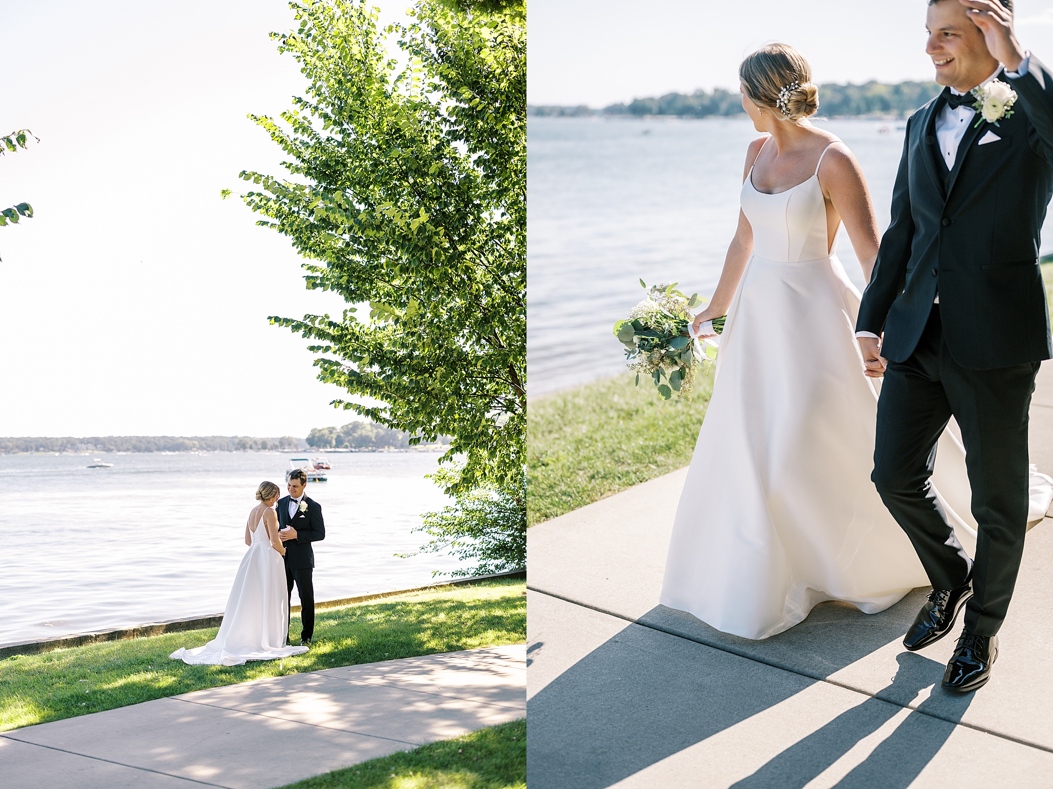 Lake Geneva wedding at Lake Lawn Resort with Chicago wedding and portrait photographer Kim Ritchie Photography.