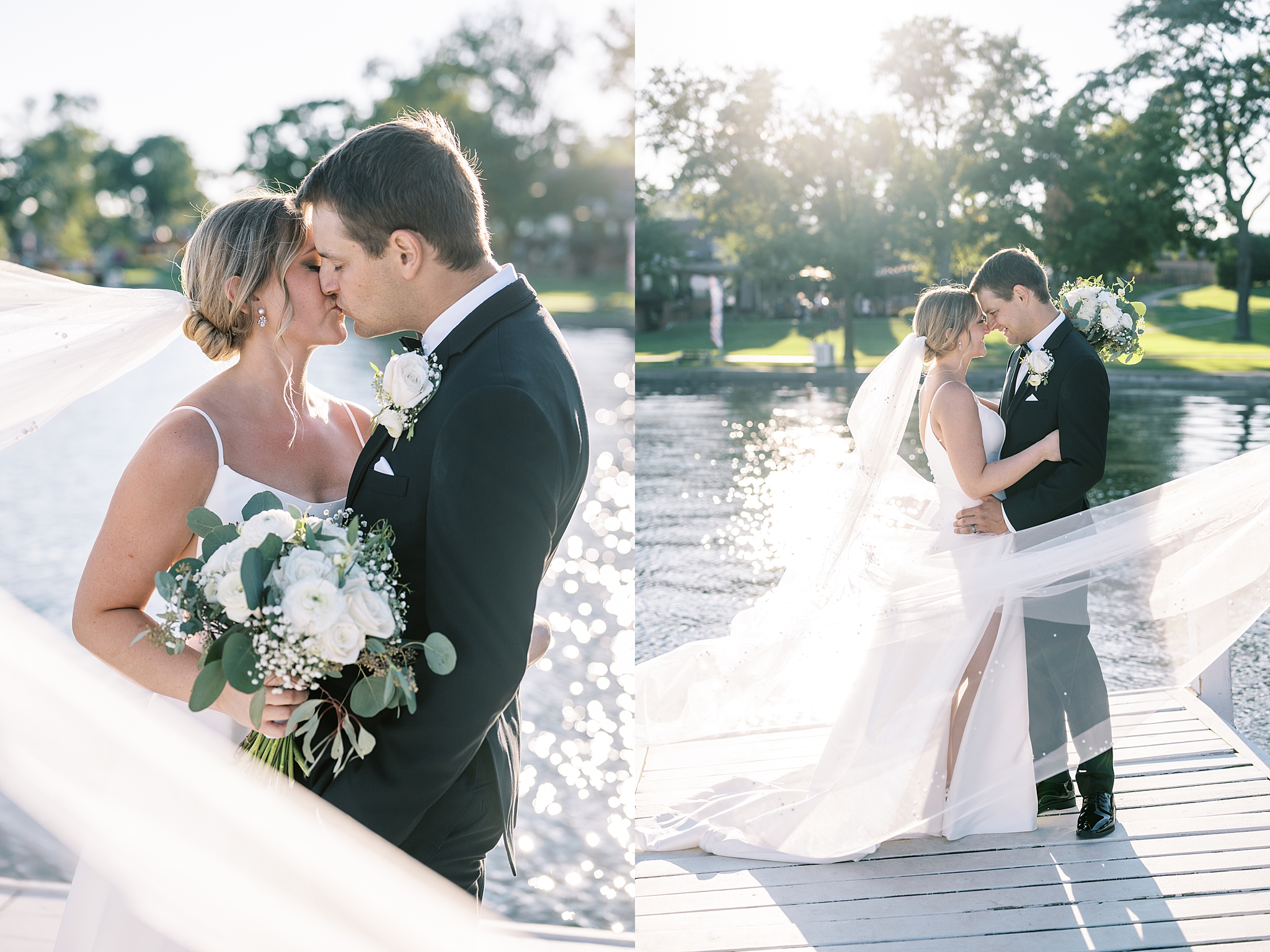 Lake Geneva wedding at Lake Lawn Resort with Chicago wedding and portrait photographer Kim Ritchie Photography.