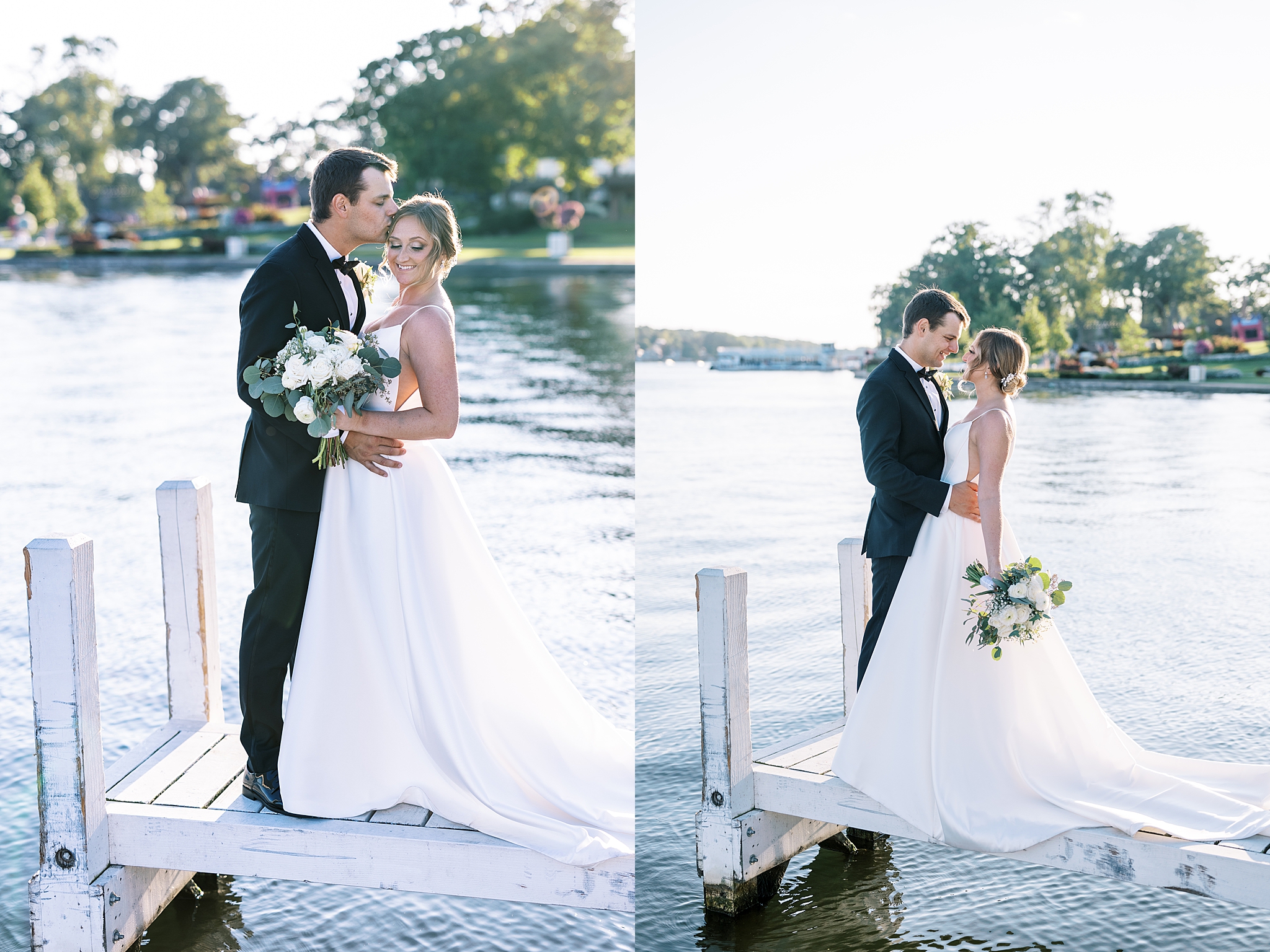 Lake Geneva wedding at Lake Lawn Resort with Chicago wedding and portrait photographer Kim Ritchie Photography.