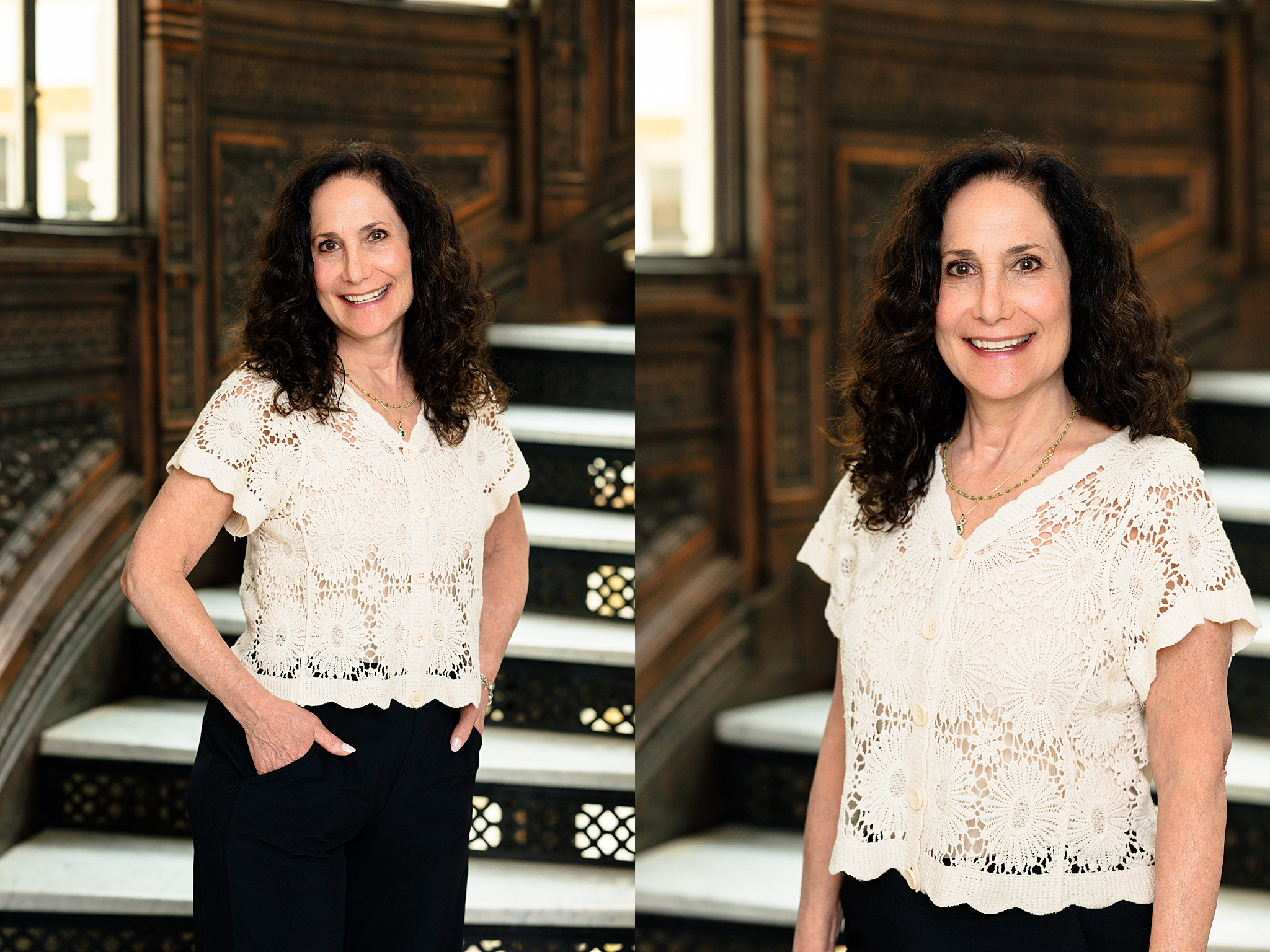 Financial services headshots and team photos at The Rookery with Chicago wedding and portrait photographer Kim Ritchie Photography.