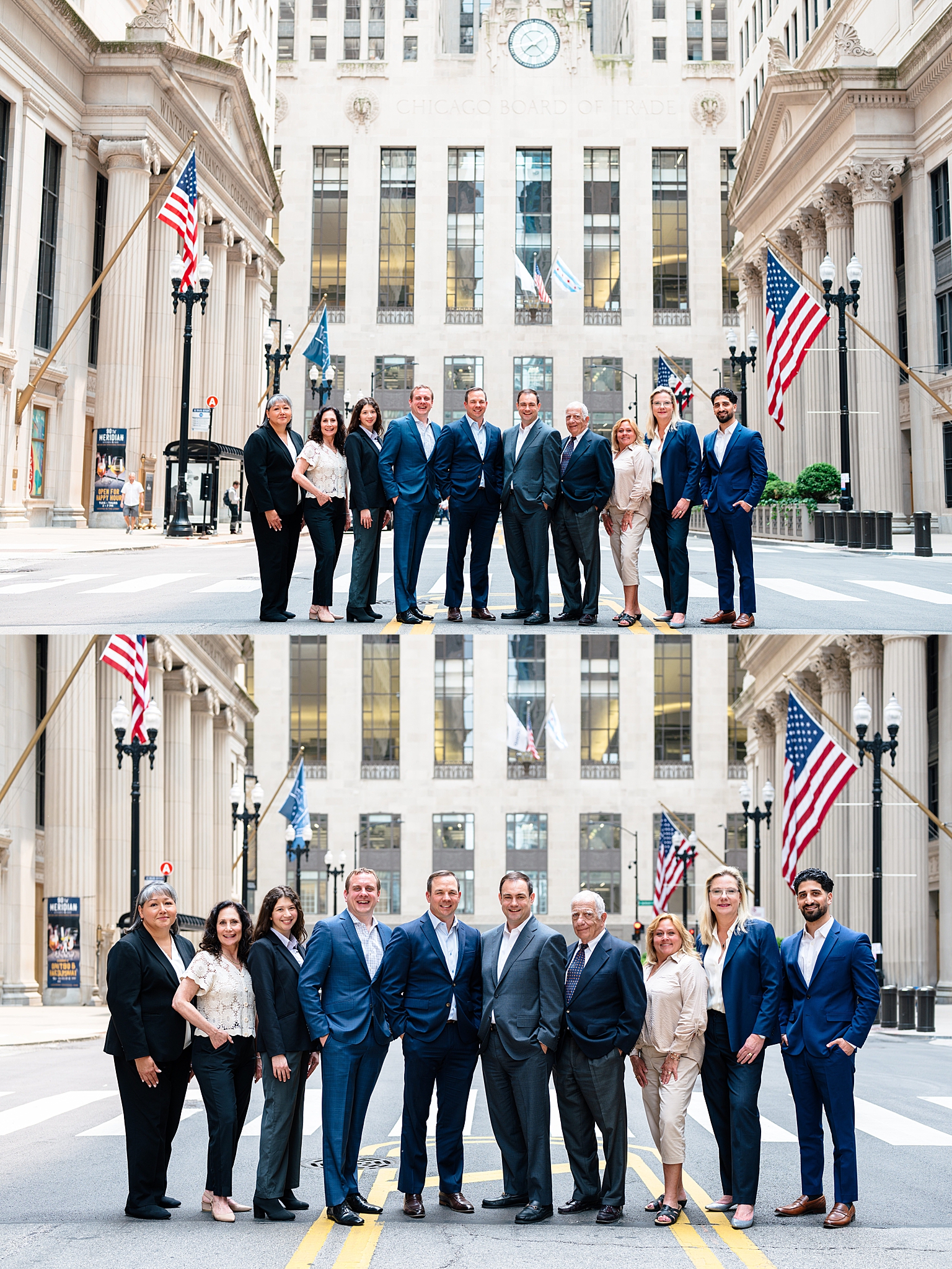 Financial services headshots and team photos at The Rookery with Chicago wedding and portrait photographer Kim Ritchie Photography.