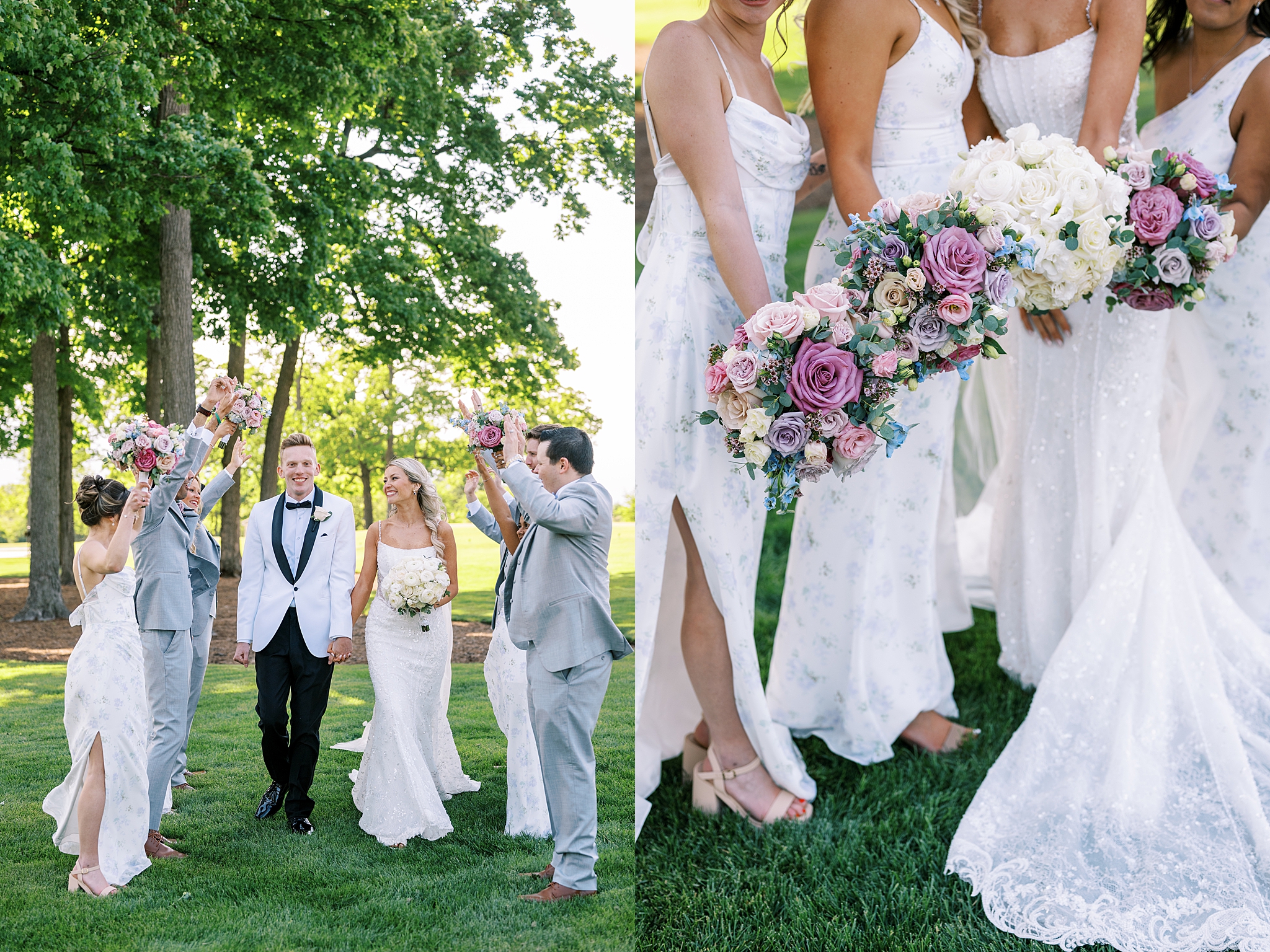 Summer Medinah Country Club wedding day with Chicago wedding and portrait photographer Kim Ritchie Photography.
