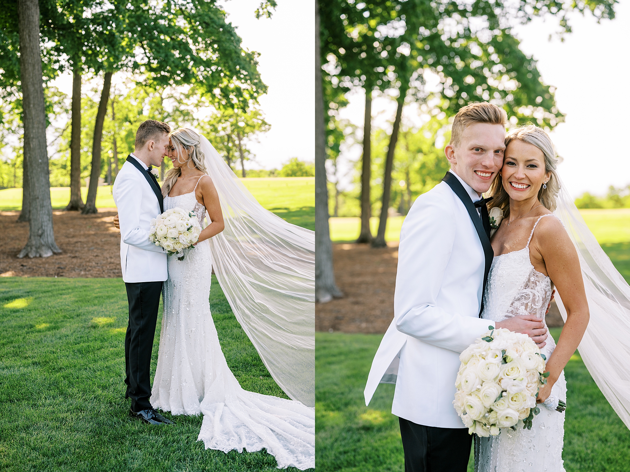 Summer Medinah Country Club wedding day with Chicago wedding and portrait photographer Kim Ritchie Photography.