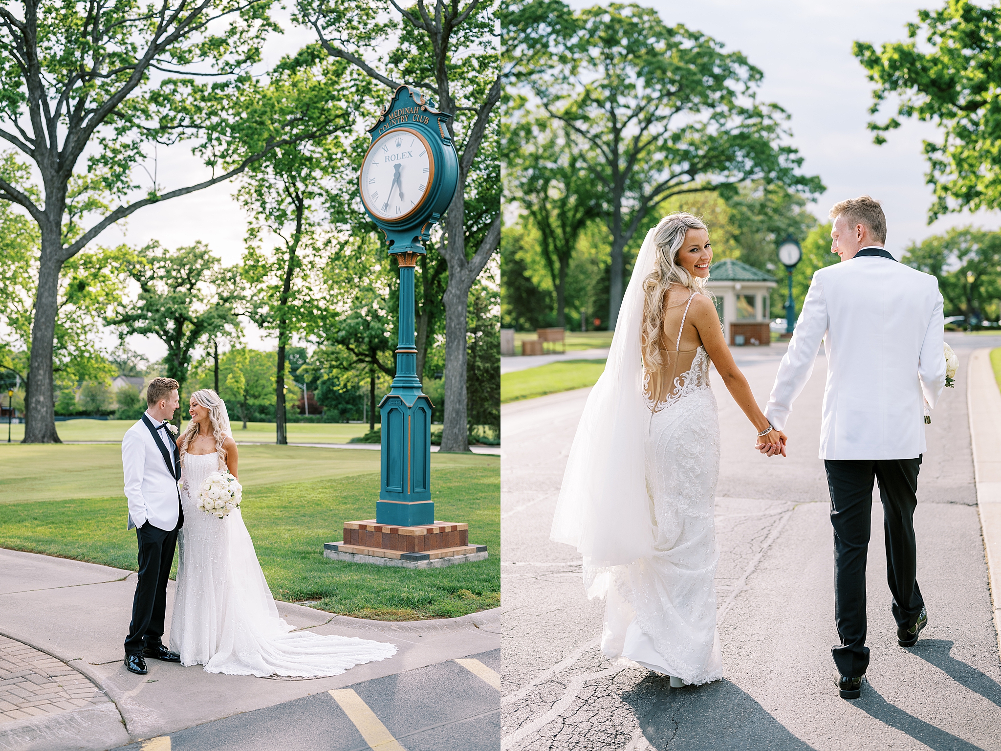 Summer Medinah Country Club wedding day with Chicago wedding and portrait photographer Kim Ritchie Photography.