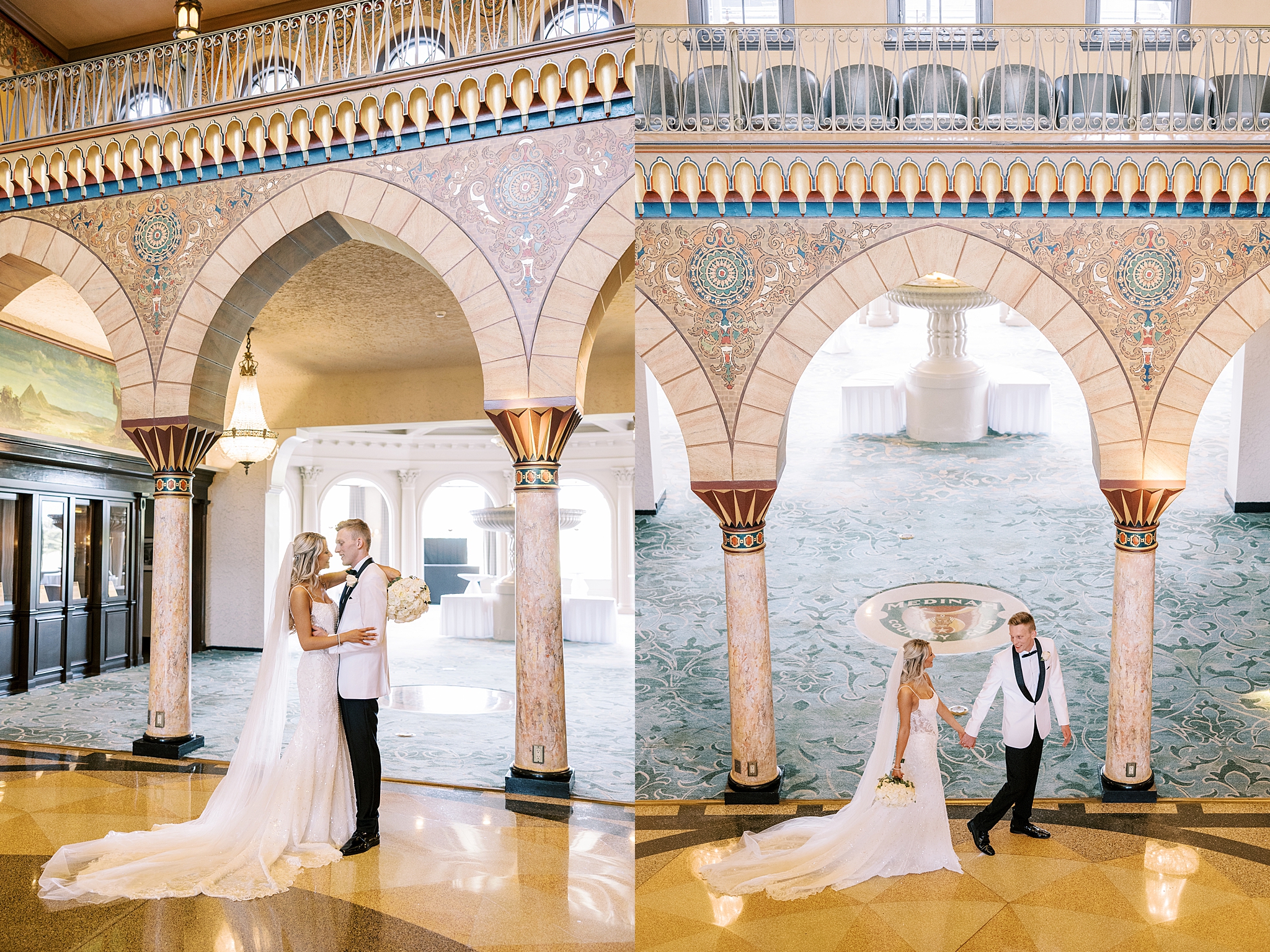 Summer Medinah Country Club wedding day with Chicago wedding and portrait photographer Kim Ritchie Photography.