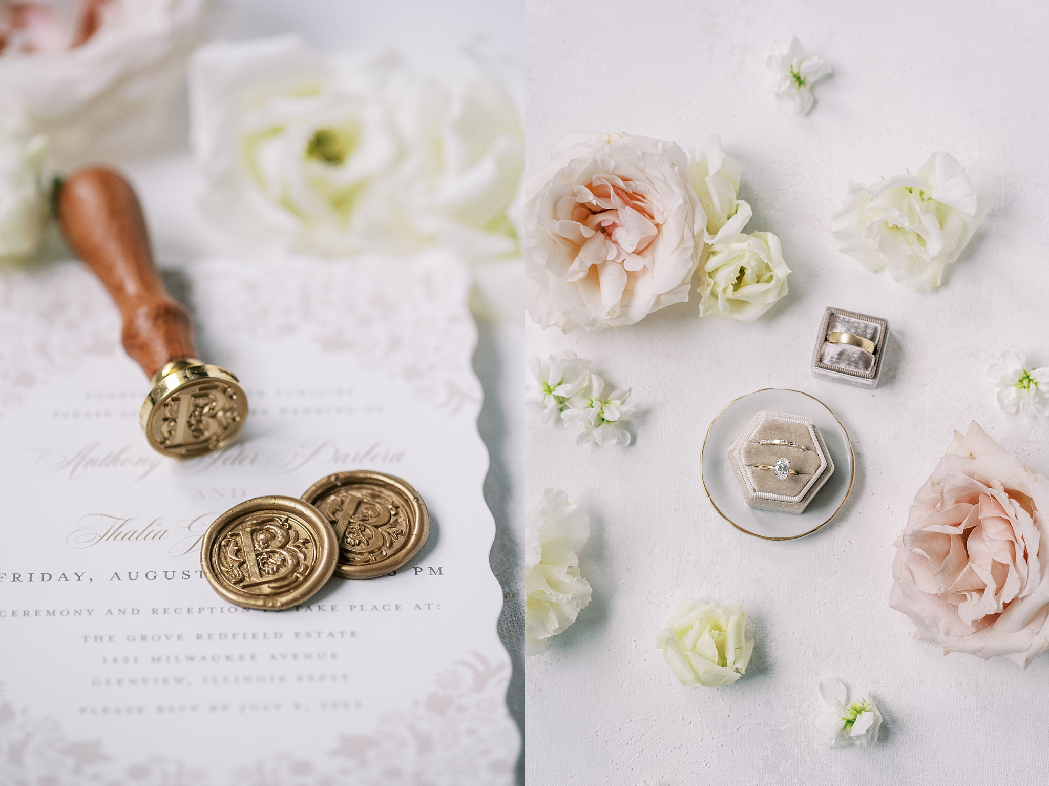 Redfield Estate wedding day in Glenview, Illinois with Chicago wedding and portrait photographer Kim Ritchie Photography.