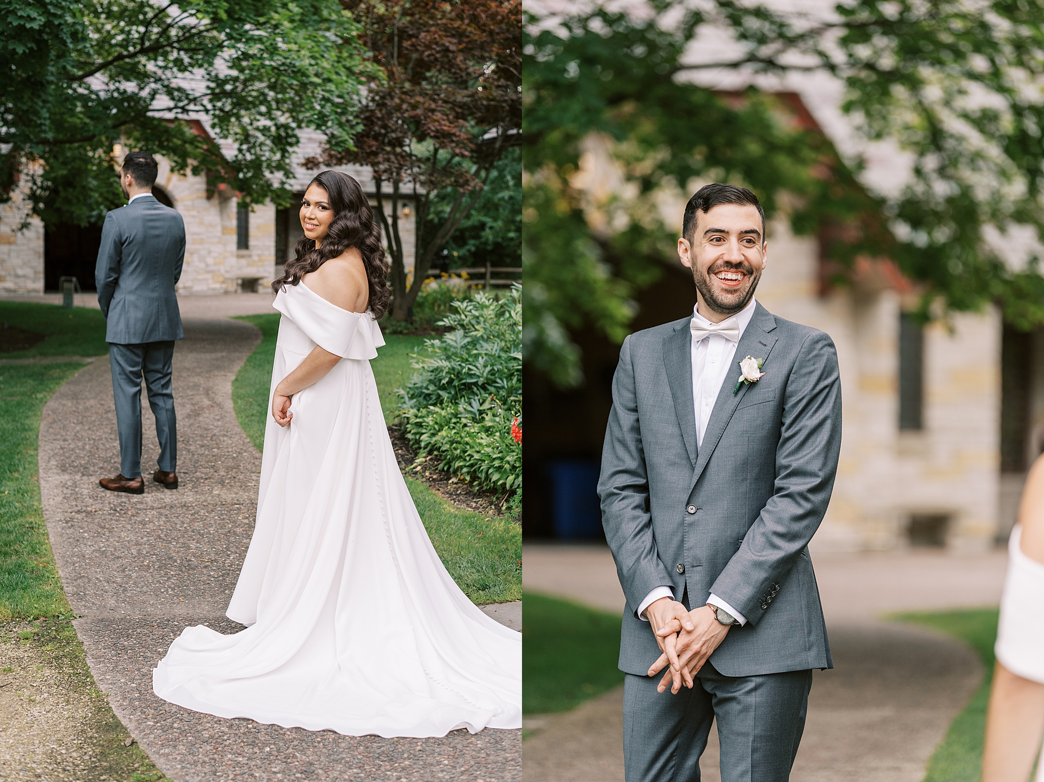 Redfield Estate wedding day in Glenview, Illinois with Chicago wedding and portrait photographer Kim Ritchie Photography.