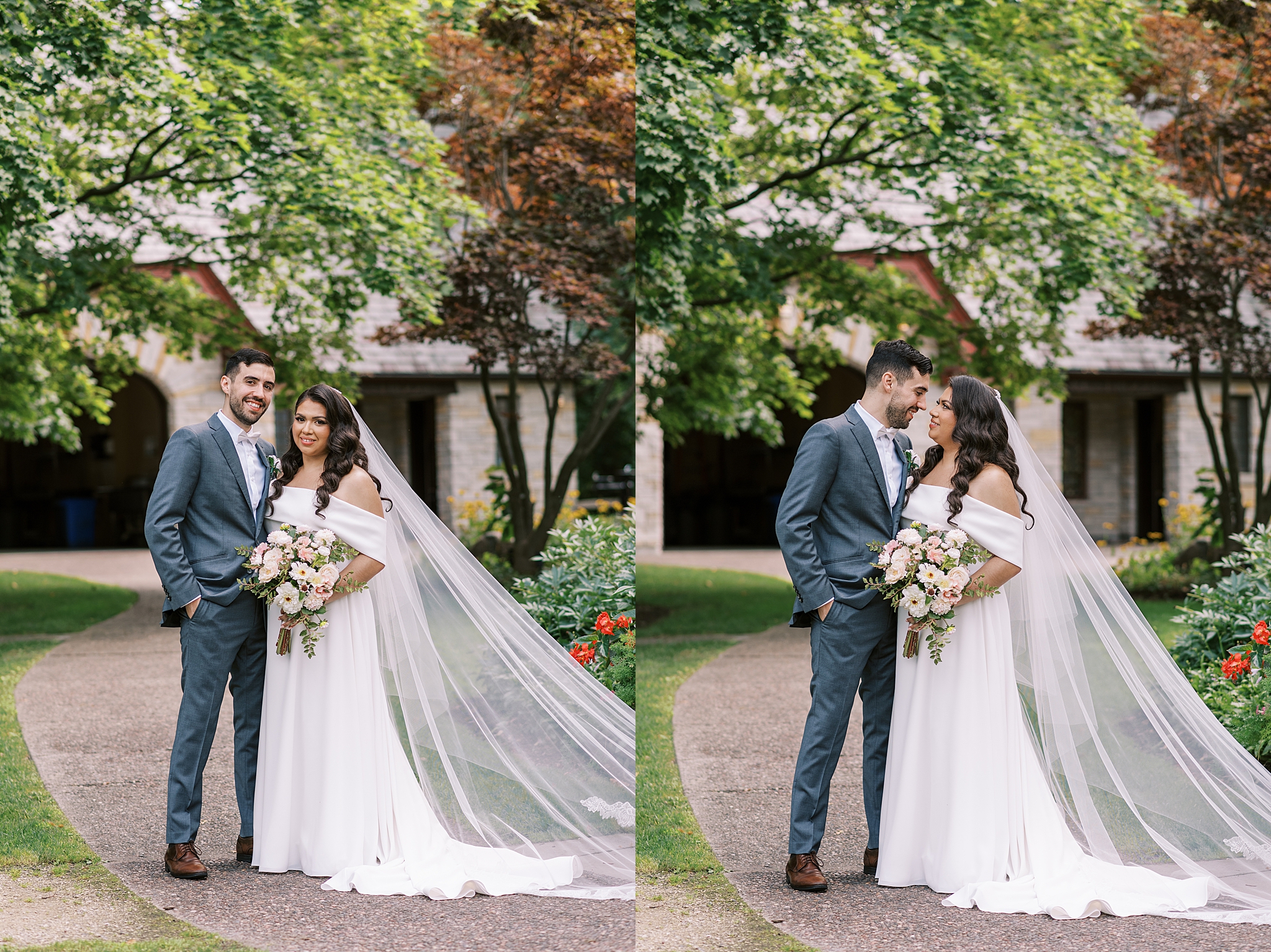 Redfield Estate wedding day in Glenview, Illinois with Chicago wedding and portrait photographer Kim Ritchie Photography.
