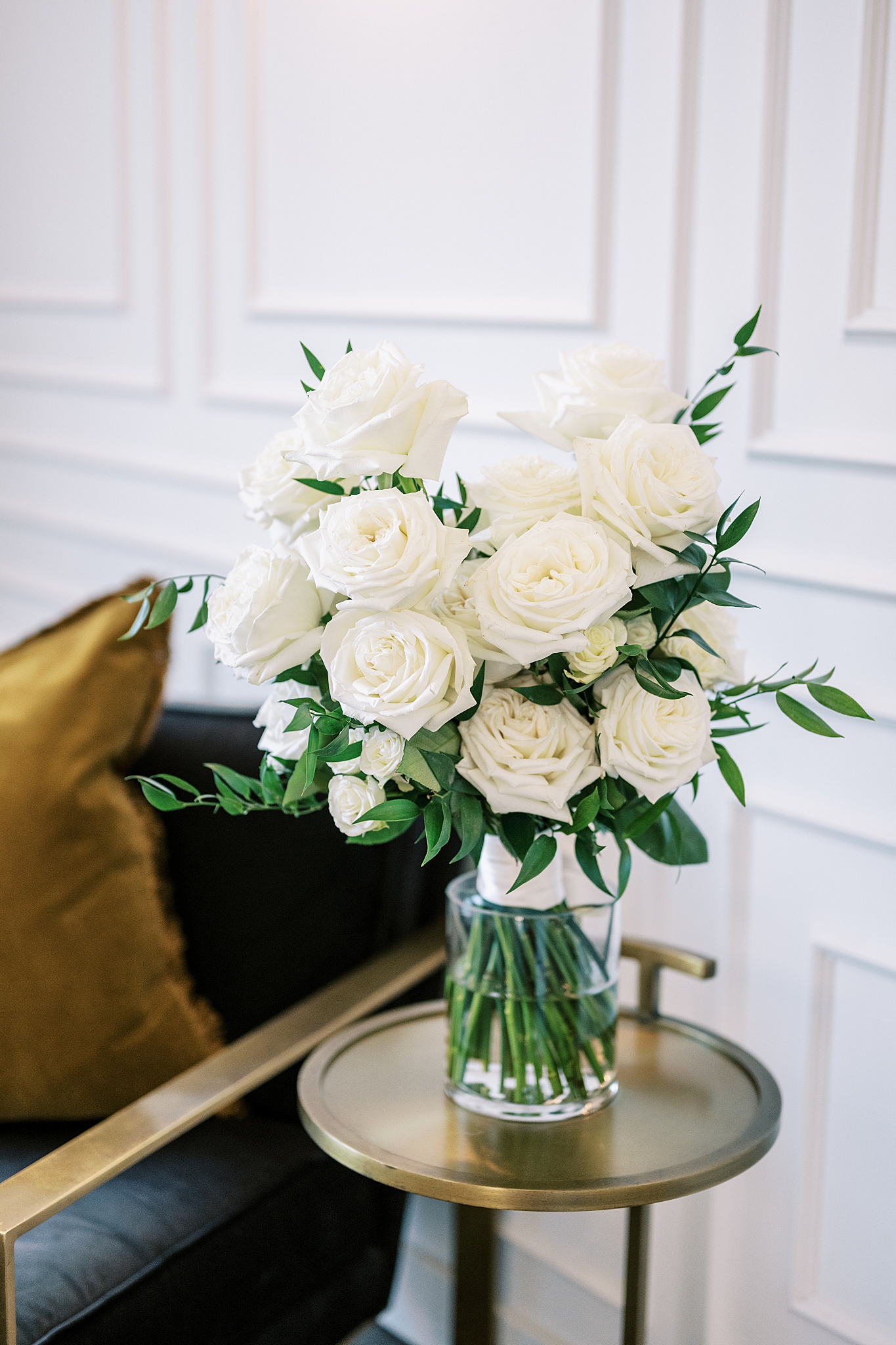 Romantic candlelit Company 251 wedding in Aurora, Illinois with Chicago wedding and portrait photographer Kim Ritchie Photography.