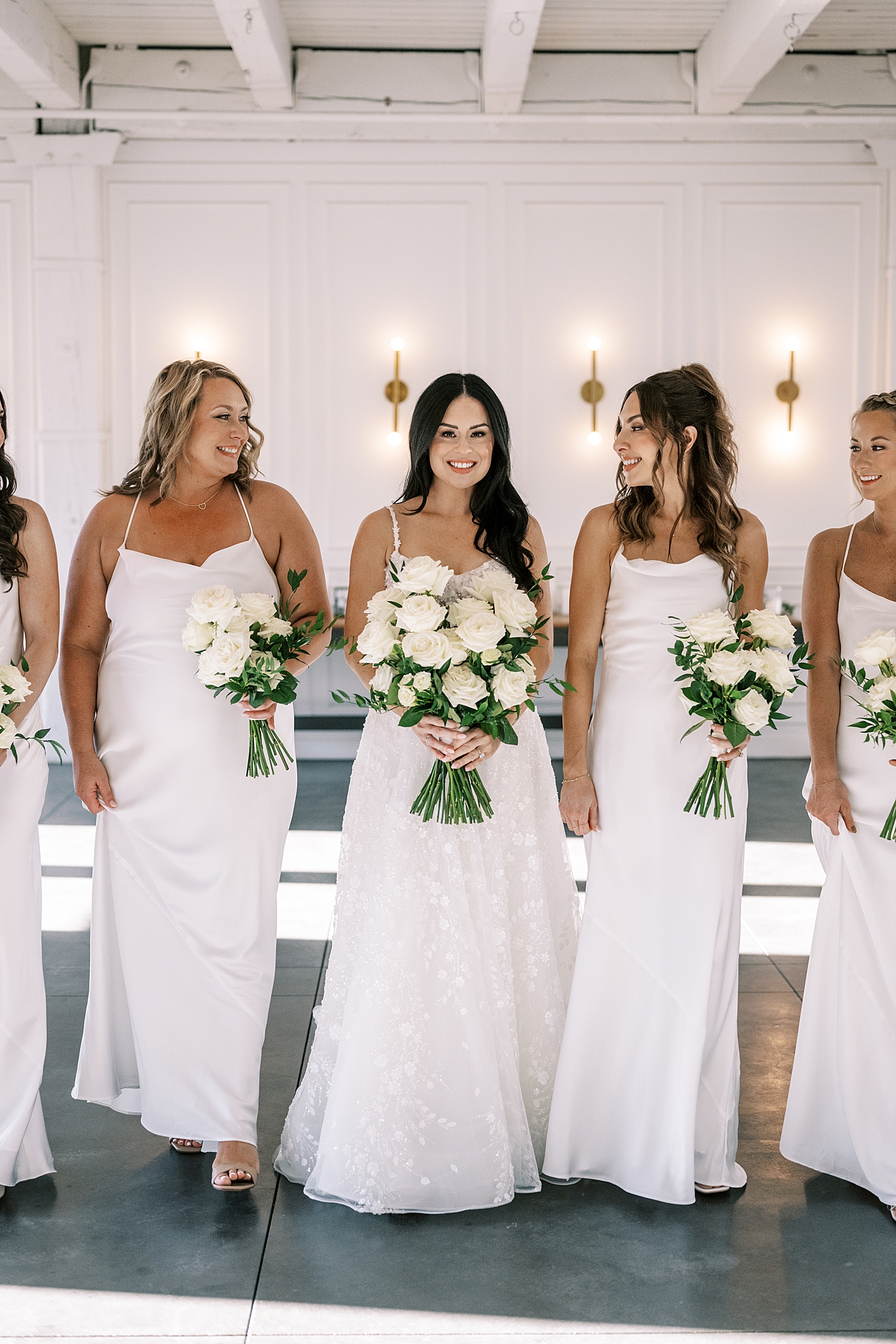 Romantic candlelit Company 251 wedding in Aurora, Illinois with Chicago wedding and portrait photographer Kim Ritchie Photography.
