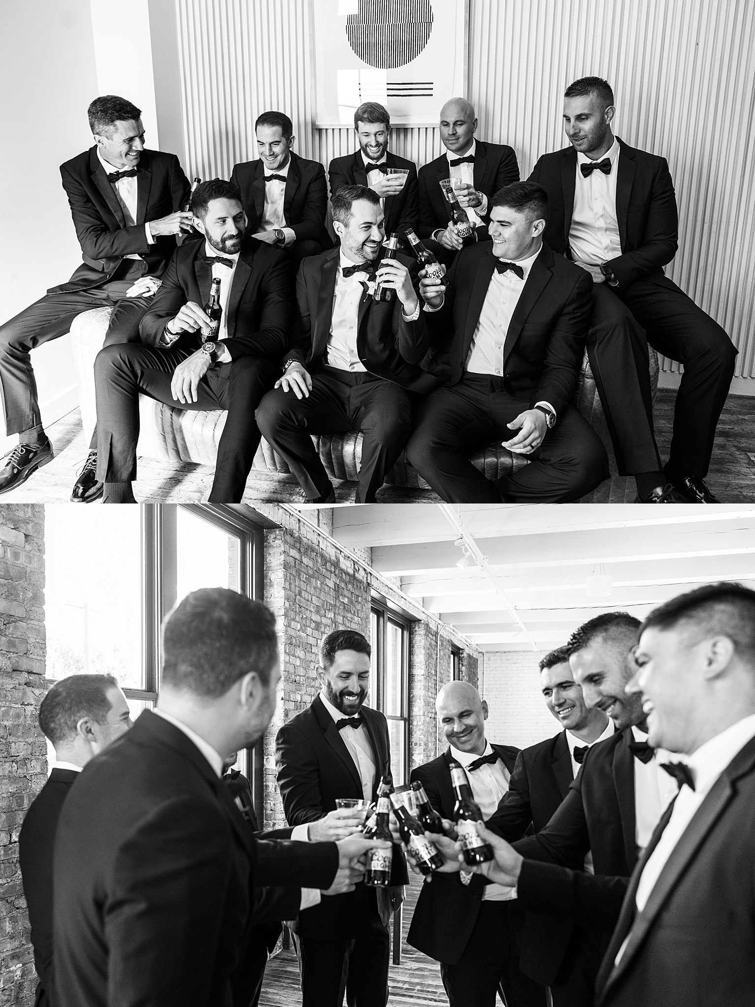 Romantic candlelit Company 251 wedding in Aurora, Illinois with Chicago wedding and portrait photographer Kim Ritchie Photography.