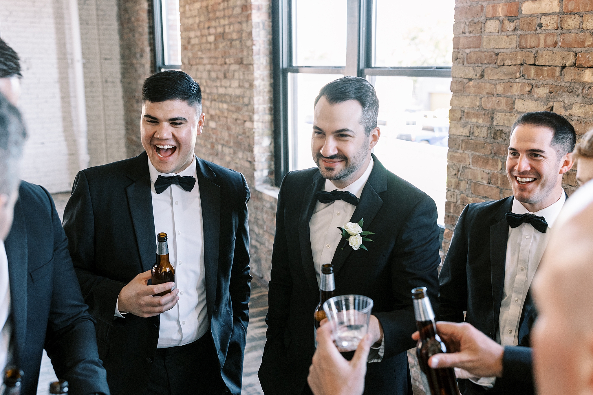 Romantic candlelit Company 251 wedding in Aurora, Illinois with Chicago wedding and portrait photographer Kim Ritchie Photography.