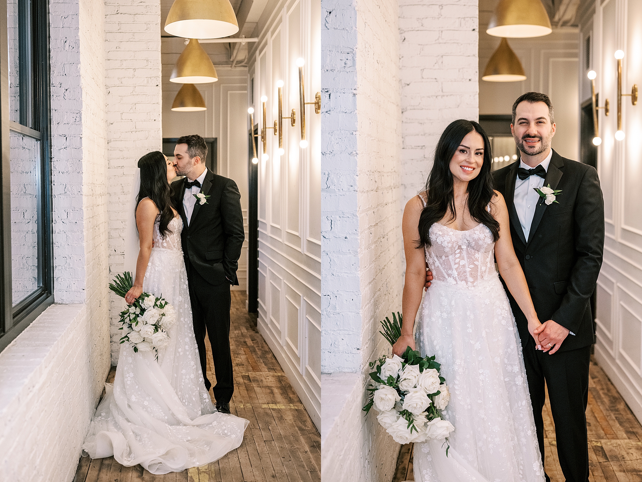 Romantic candlelit Company 251 wedding in Aurora, Illinois with Chicago wedding and portrait photographer Kim Ritchie Photography.