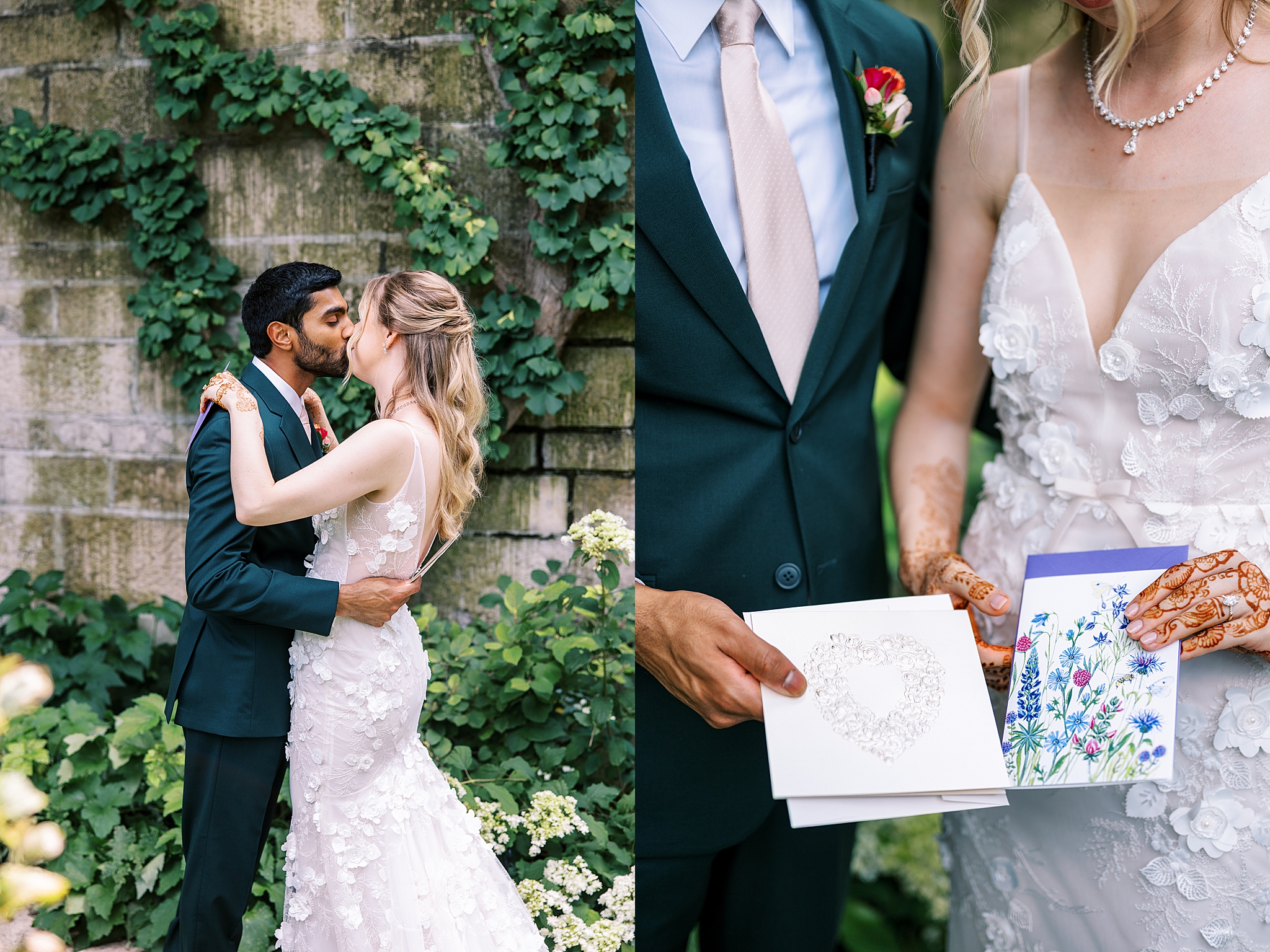 Morton Arboretum summer wedding photos in Lisle, Illinois with Chicago wedding and portrait photographer Kim Ritchie Photography.