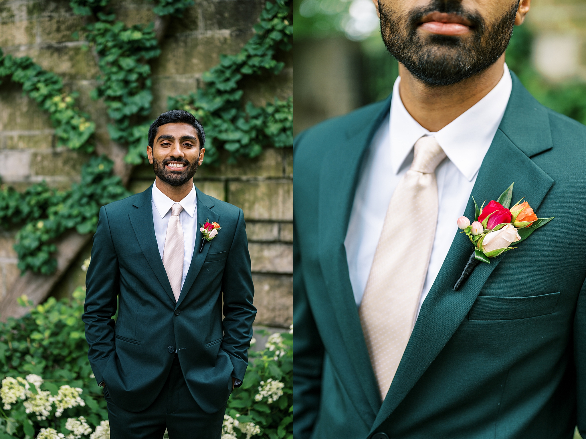 Morton Arboretum summer wedding photos in Lisle, Illinois with Chicago wedding and portrait photographer Kim Ritchie Photography.