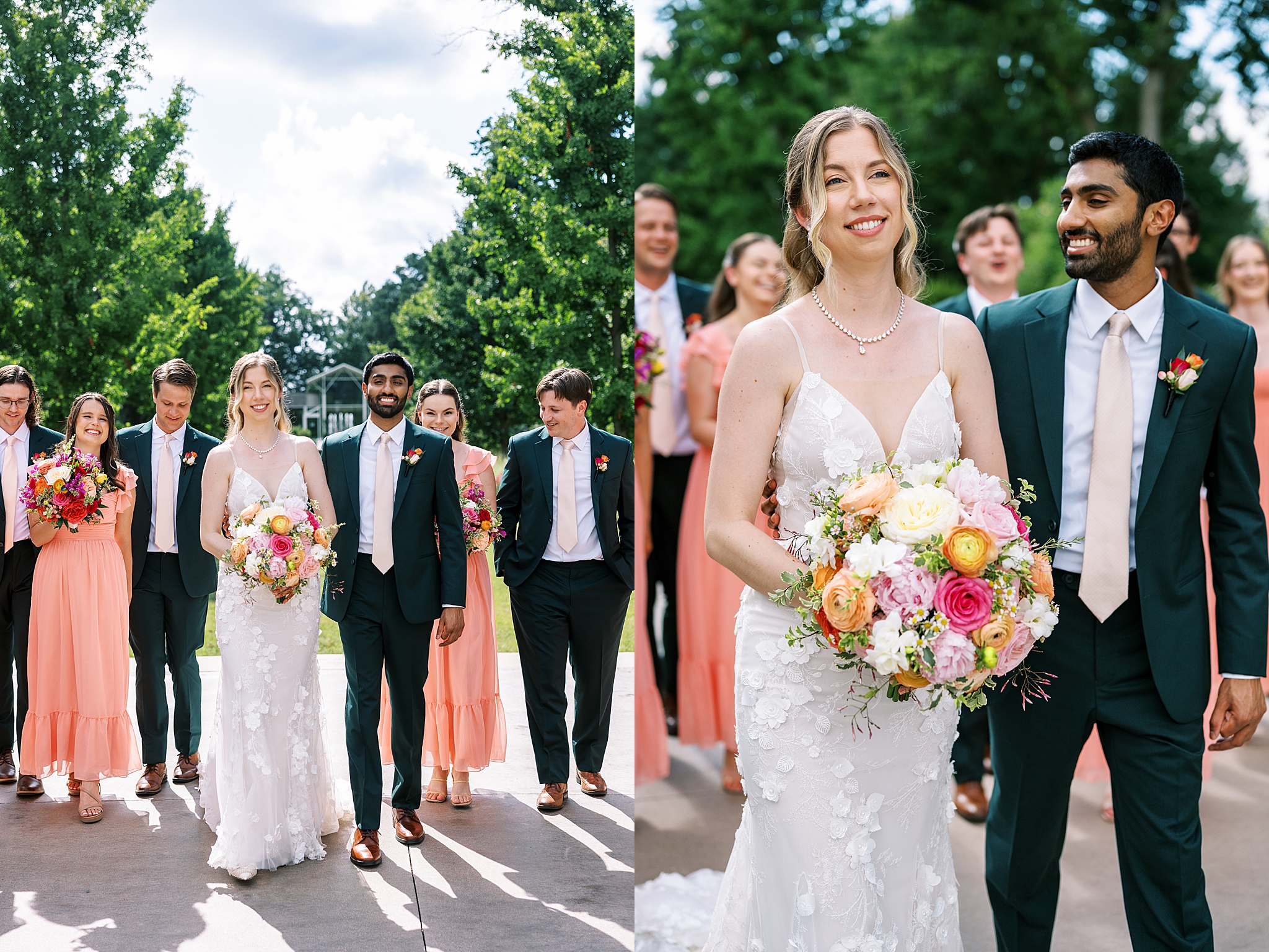 Morton Arboretum summer wedding photos in Lisle, Illinois with Chicago wedding and portrait photographer Kim Ritchie Photography.
