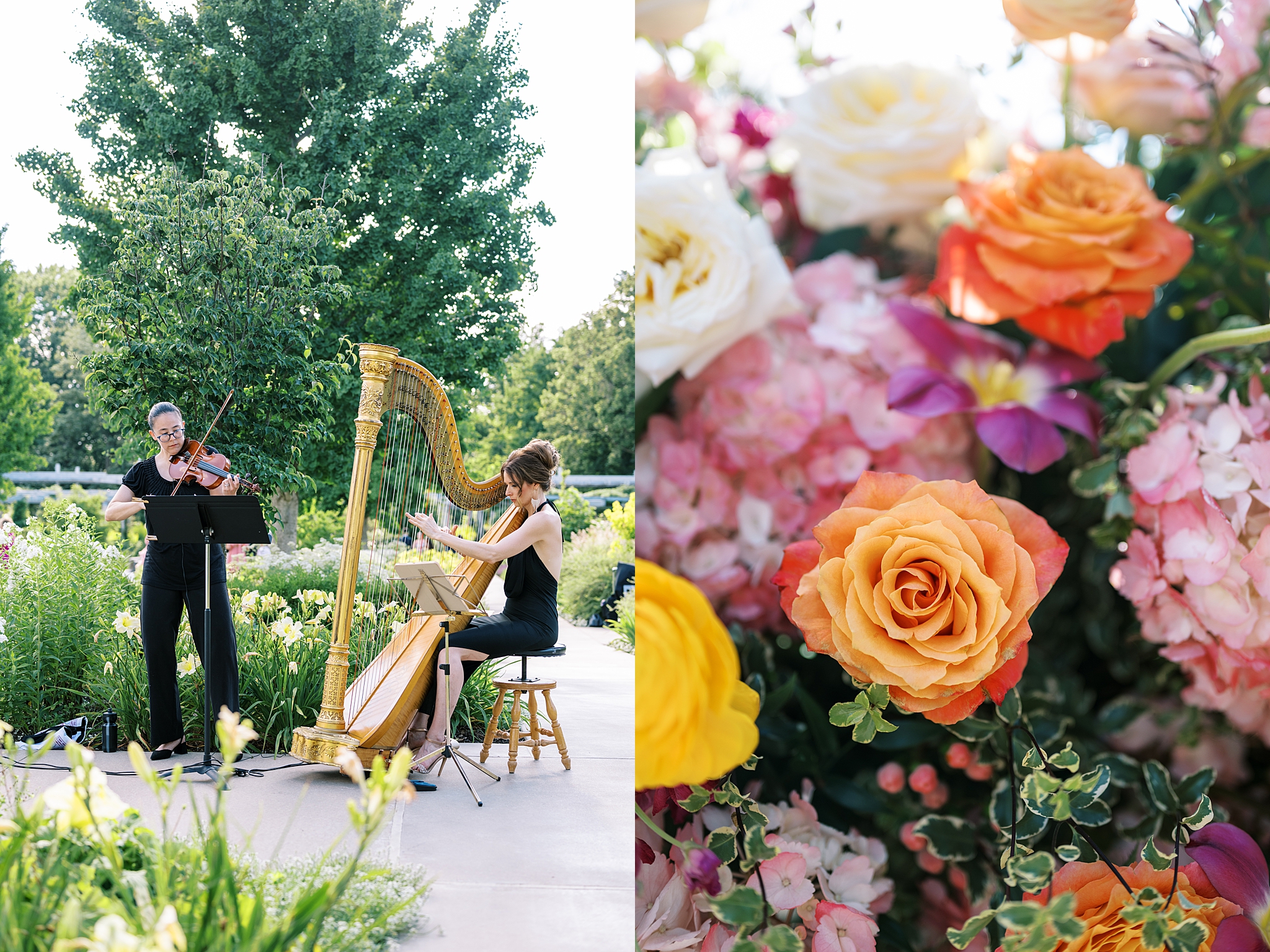 Morton Arboretum summer wedding photos in Lisle, Illinois with Chicago wedding and portrait photographer Kim Ritchie Photography.