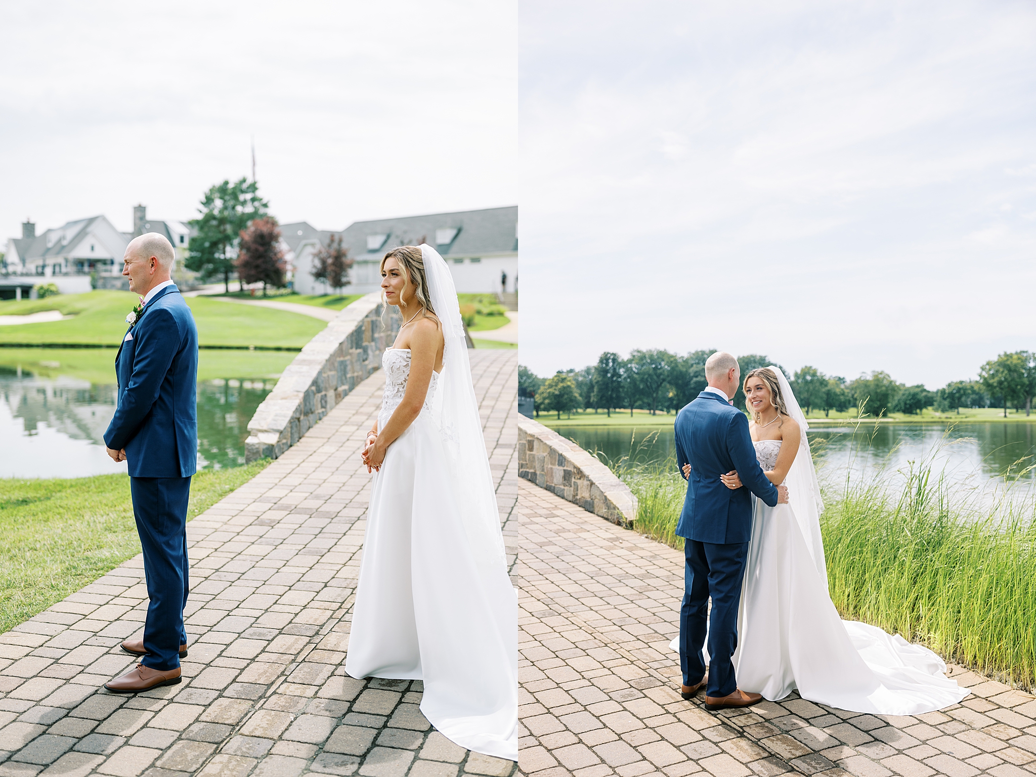 Ruth Lake Country Club wedding photos in Hinsdale, Illinois with Chicago wedding and portrait photographer Kim Ritchie Photography.
