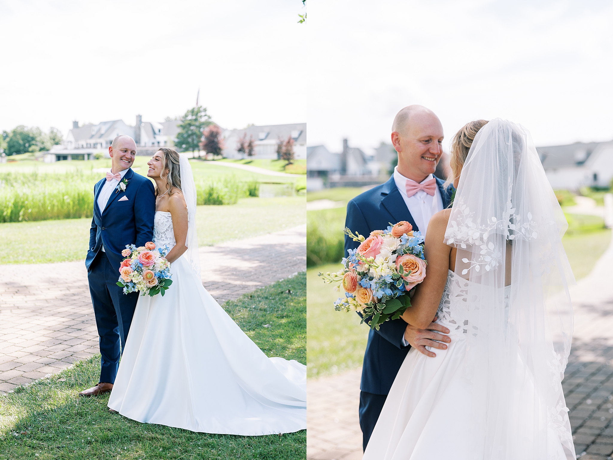 Ruth Lake Country Club wedding photos in Hinsdale, Illinois with Chicago wedding and portrait photographer Kim Ritchie Photography.