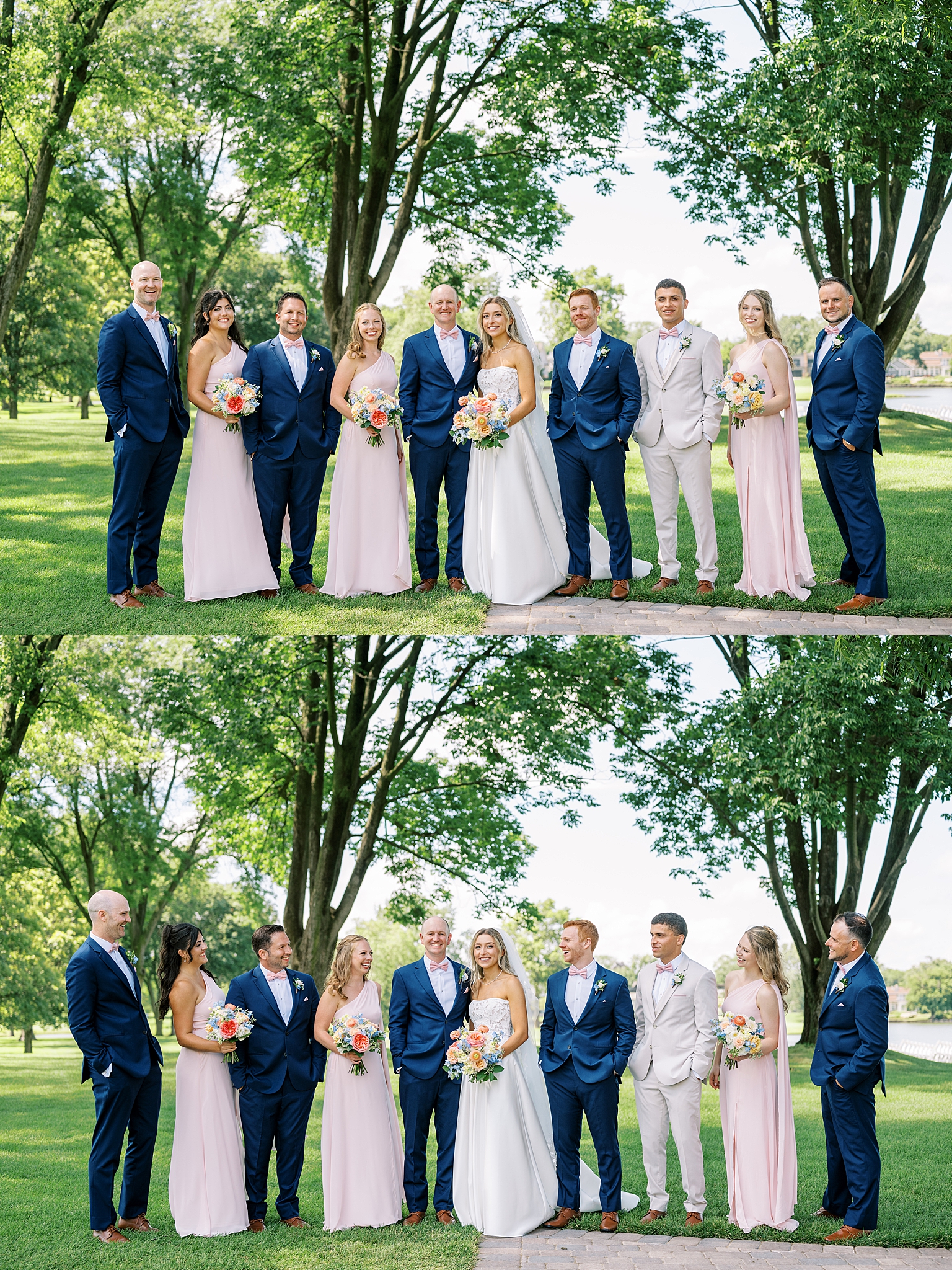 Ruth Lake Country Club wedding photos in Hinsdale, Illinois with Chicago wedding and portrait photographer Kim Ritchie Photography.