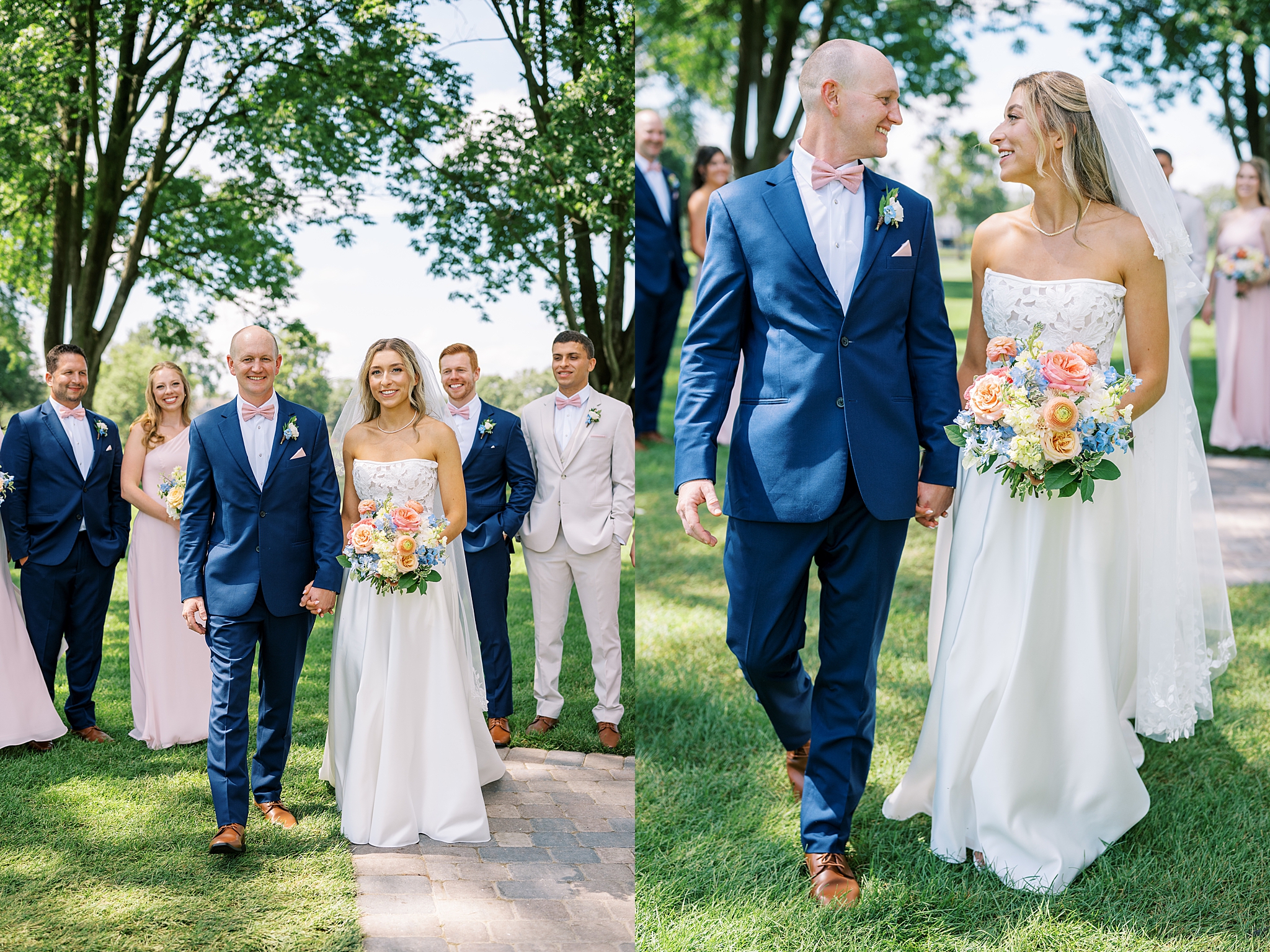 Ruth Lake Country Club wedding photos in Hinsdale, Illinois with Chicago wedding and portrait photographer Kim Ritchie Photography.