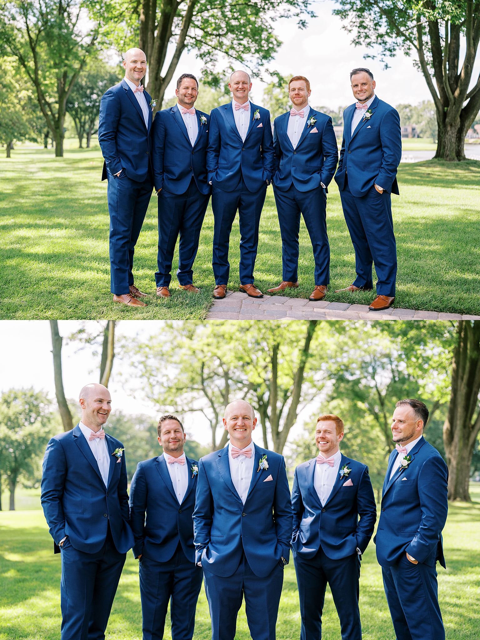 Ruth Lake Country Club wedding photos in Hinsdale, Illinois with Chicago wedding and portrait photographer Kim Ritchie Photography.