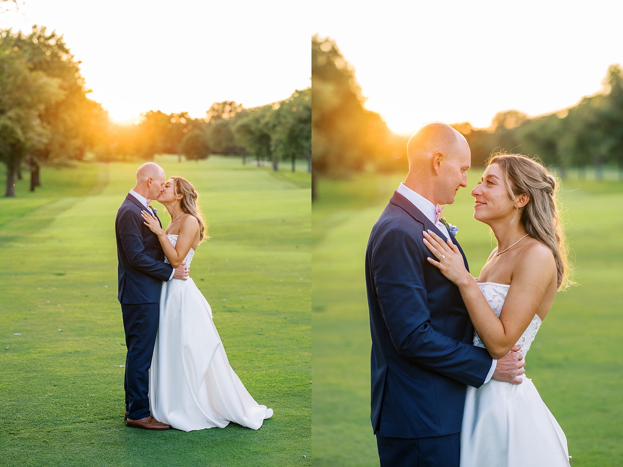 Ruth Lake Country Club wedding photos in Hinsdale, Illinois with Chicago wedding and portrait photographer Kim Ritchie Photography.