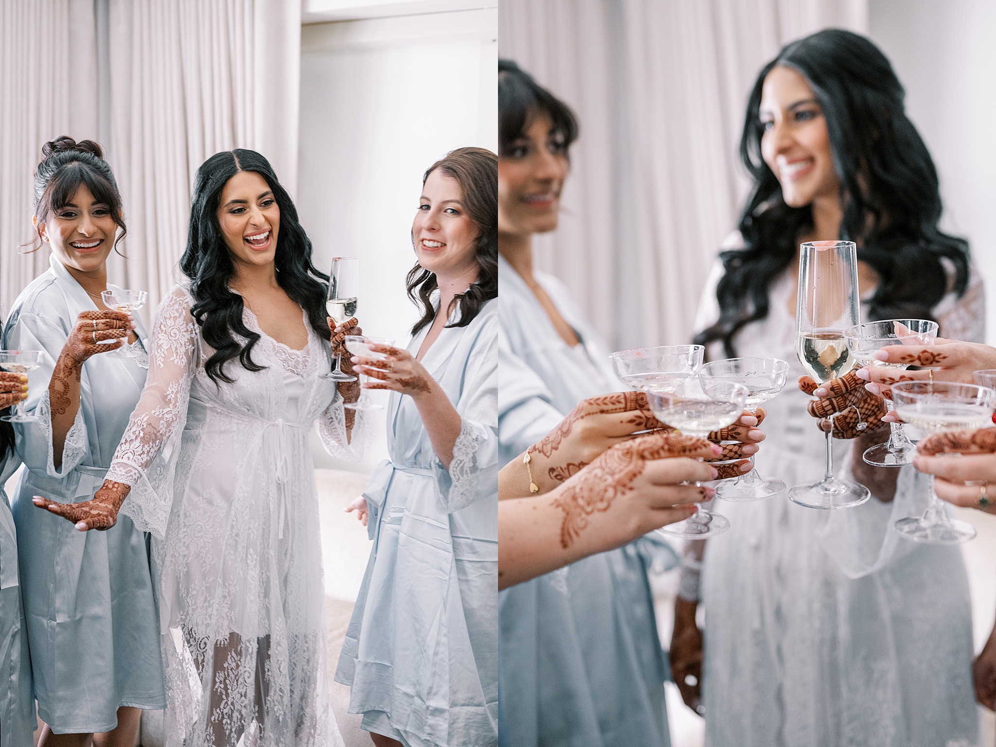 Morning garden wedding at Galleria Marchetti in Chicago, Illinois with Chicago wedding and portrait photographer Kim Ritchie Photography.