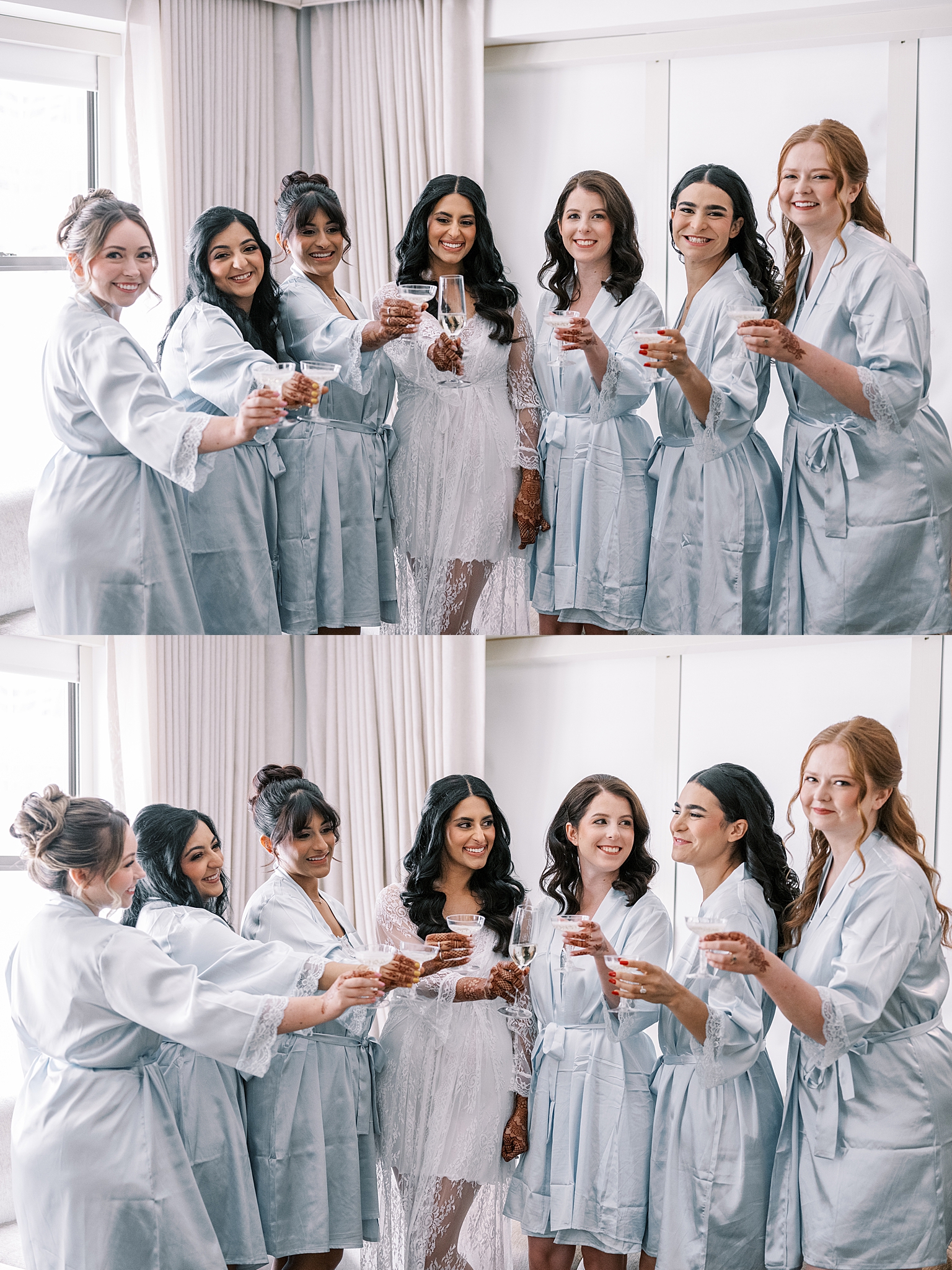 Morning garden wedding at Galleria Marchetti in Chicago, Illinois with Chicago wedding and portrait photographer Kim Ritchie Photography.