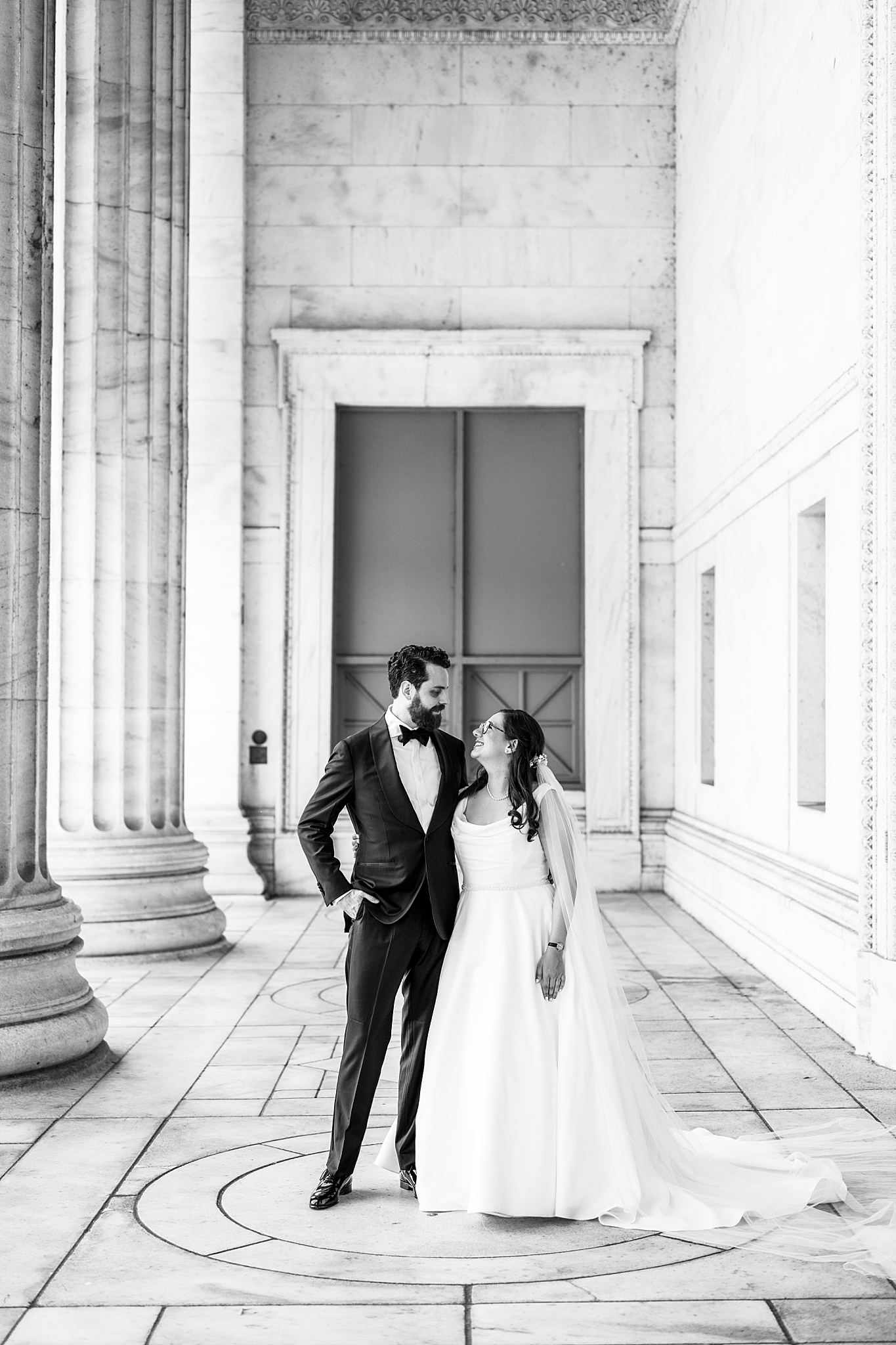 Chicago Museum Campus wedding portraits in Chicago, Illinois with Chicago wedding and portrait photographer Kim Ritchie Photography.