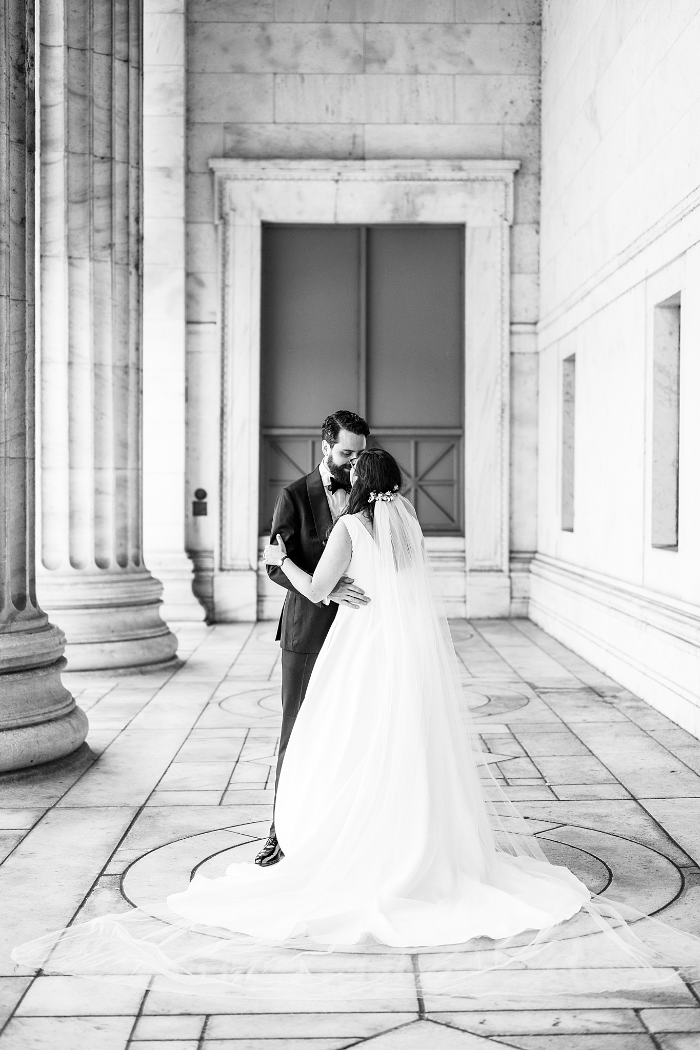 Chicago Museum Campus wedding portraits in Chicago, Illinois with Chicago wedding and portrait photographer Kim Ritchie Photography.