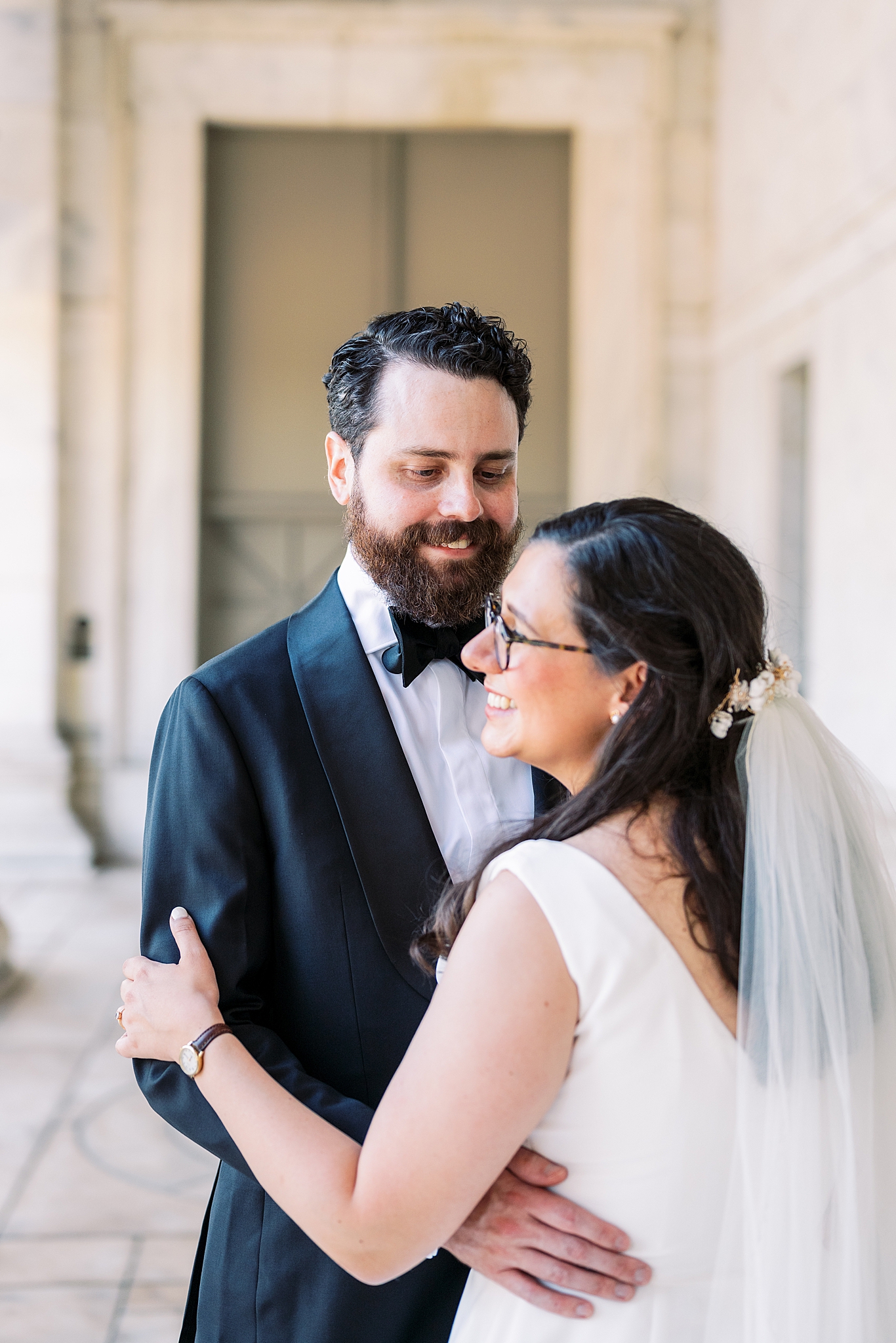 Chicago Museum Campus wedding portraits in Chicago, Illinois with Chicago wedding and portrait photographer Kim Ritchie Photography.